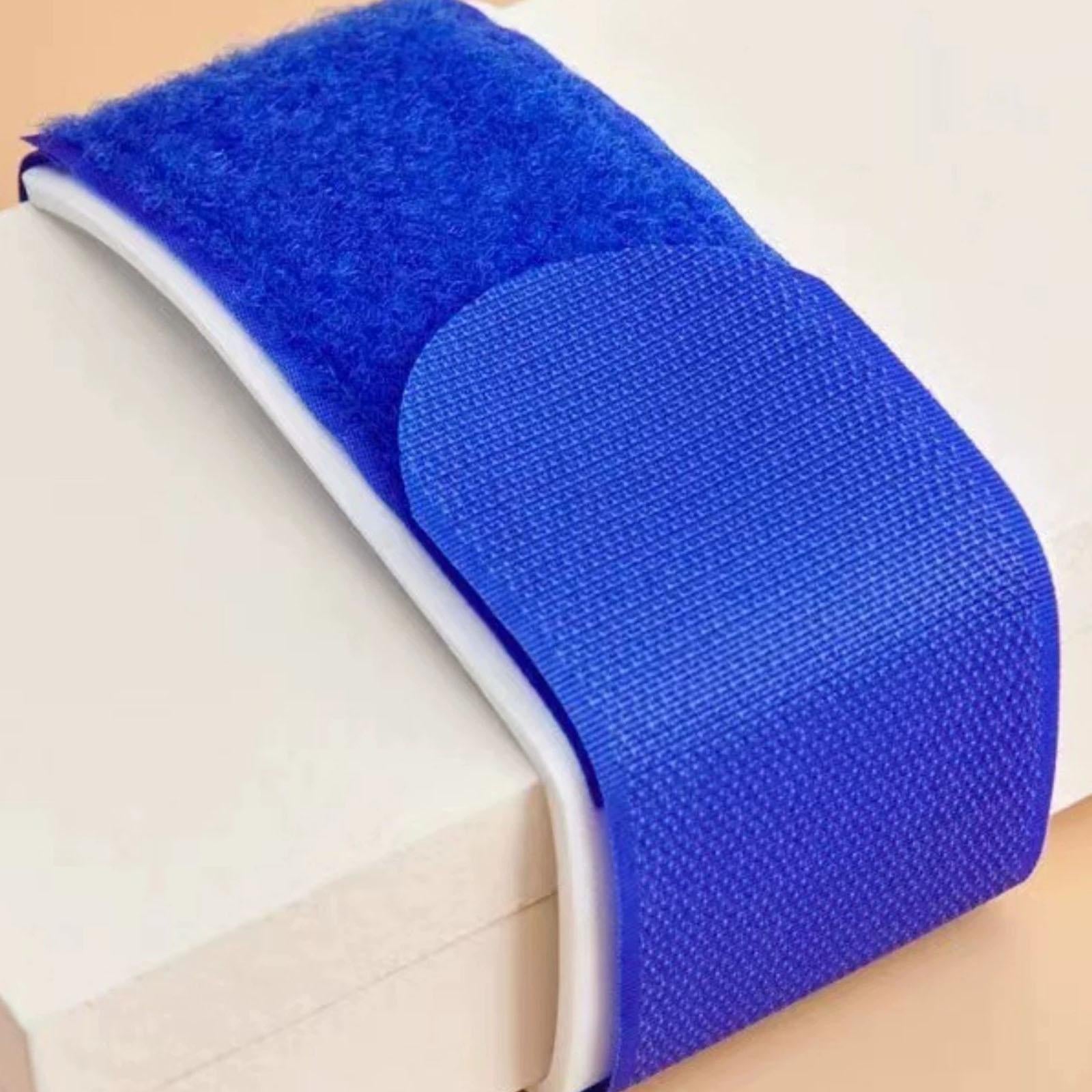 2x2x Ski Straps Fixing Adjustable Fastener Tape for Outdoor Man Woman Families blue