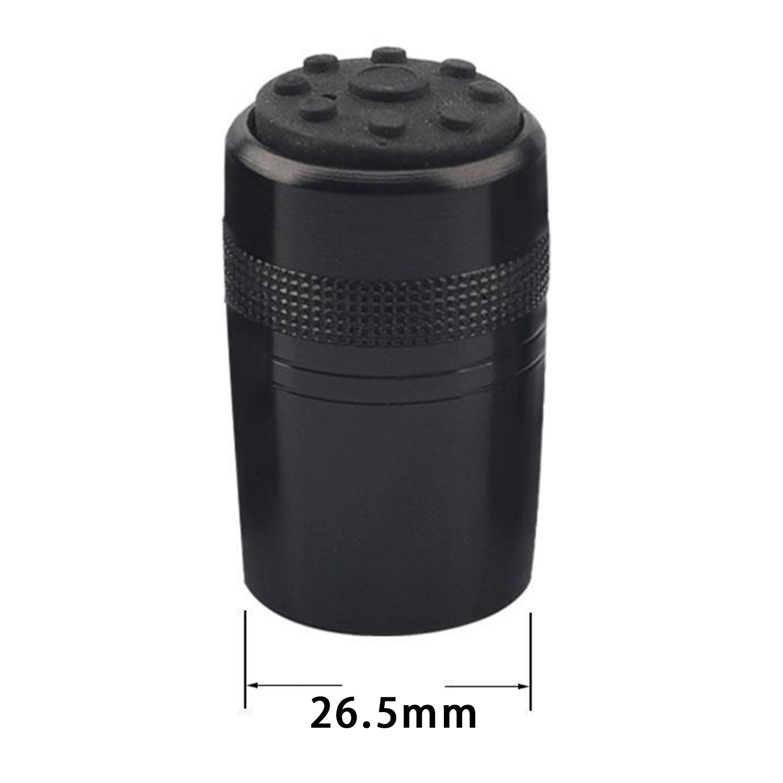 4xFishing Rod Butt Cap Fishing Pole End Cap for Repair Fishing Rod Accessories Black 26.5mm