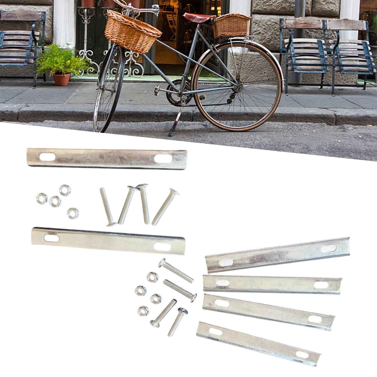 Iron Bike Rear Basket Fixing Kits Fixed Gaskets for Road Bike Mountain Bike 2pcs Fixed Gaskets