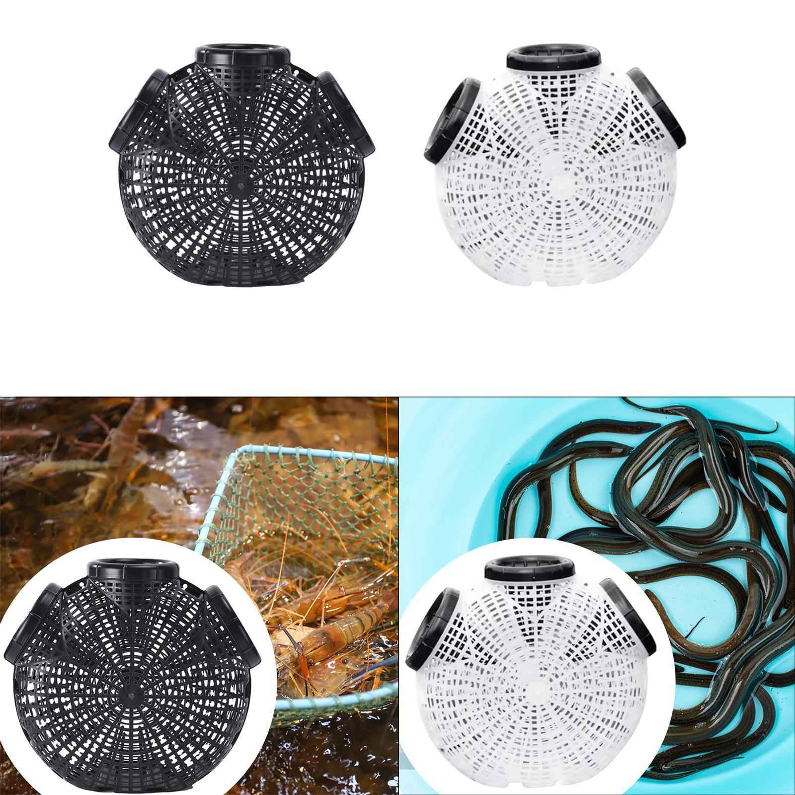 Crab Catching Net River Prawn Eel Catcher for Freshwater Rivers Lakes Fisher Black