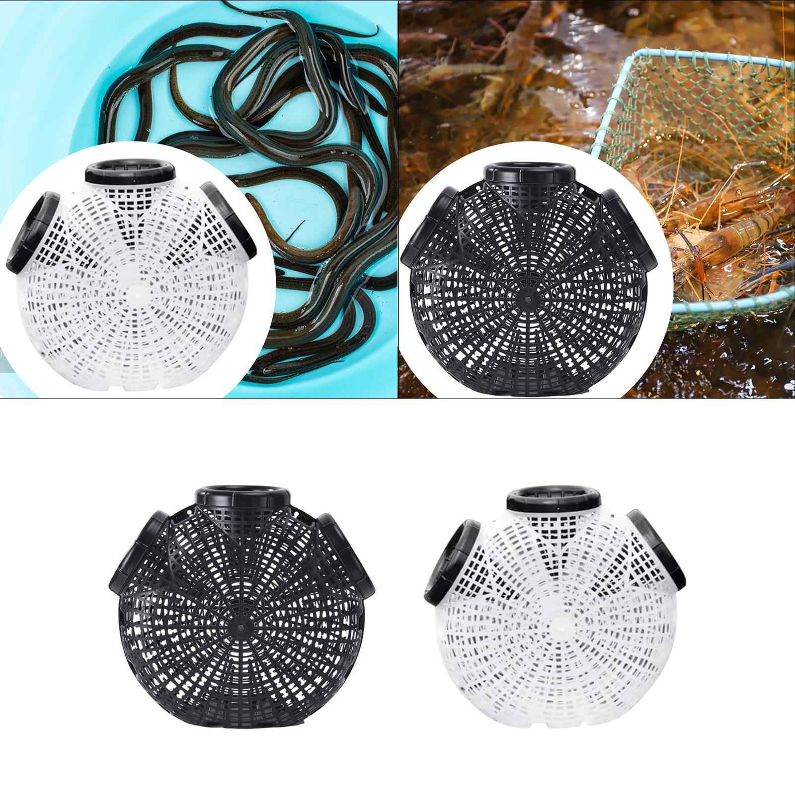 Crab Catching Net River Prawn Eel Catcher for Freshwater Rivers Lakes Fisher Black
