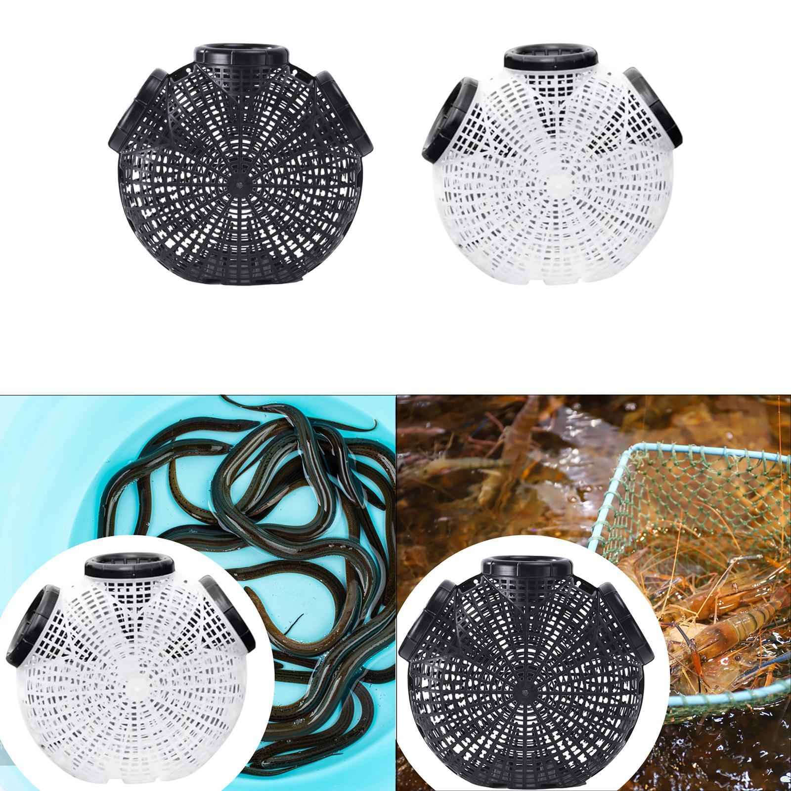 Crab Catching Net River Prawn Eel Catcher for Freshwater Rivers Lakes Fisher Black