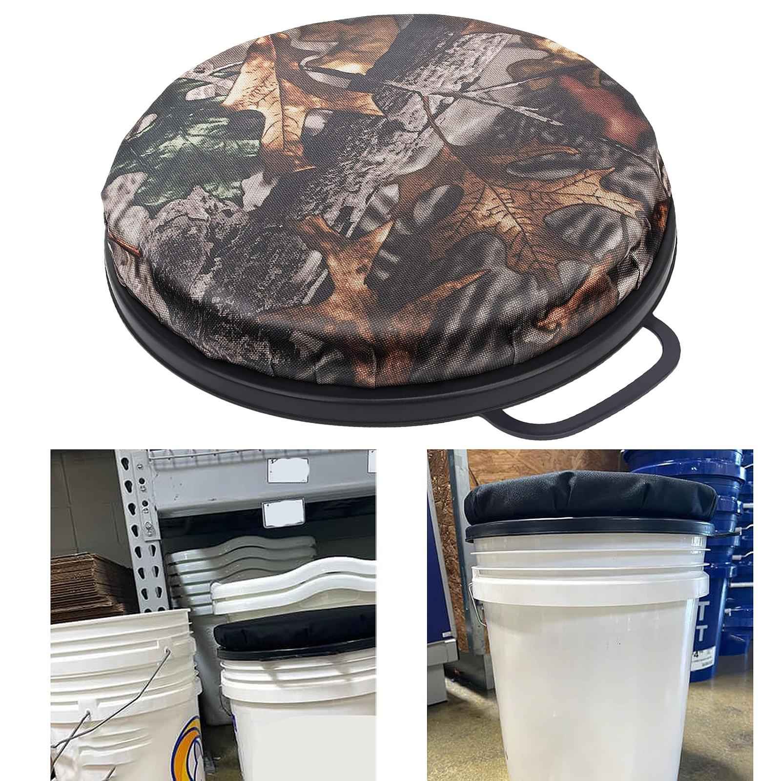 Swivel Seat Bucket Chair Lidded Bucket Seat Lid for Baseball Outdoor Fishing