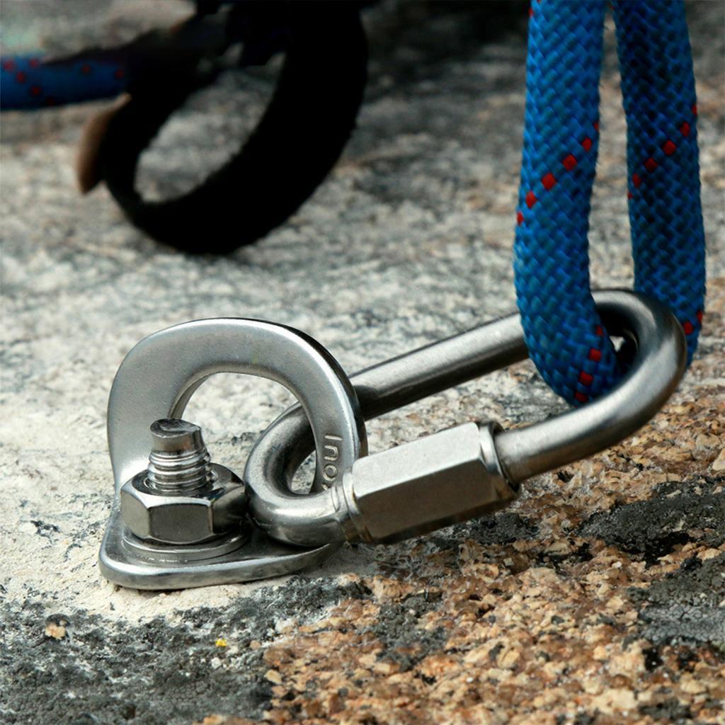 Climbing Anchor Stainless Steel Ceiling Mount for Hammock Mountaineering Gym 5.4cm