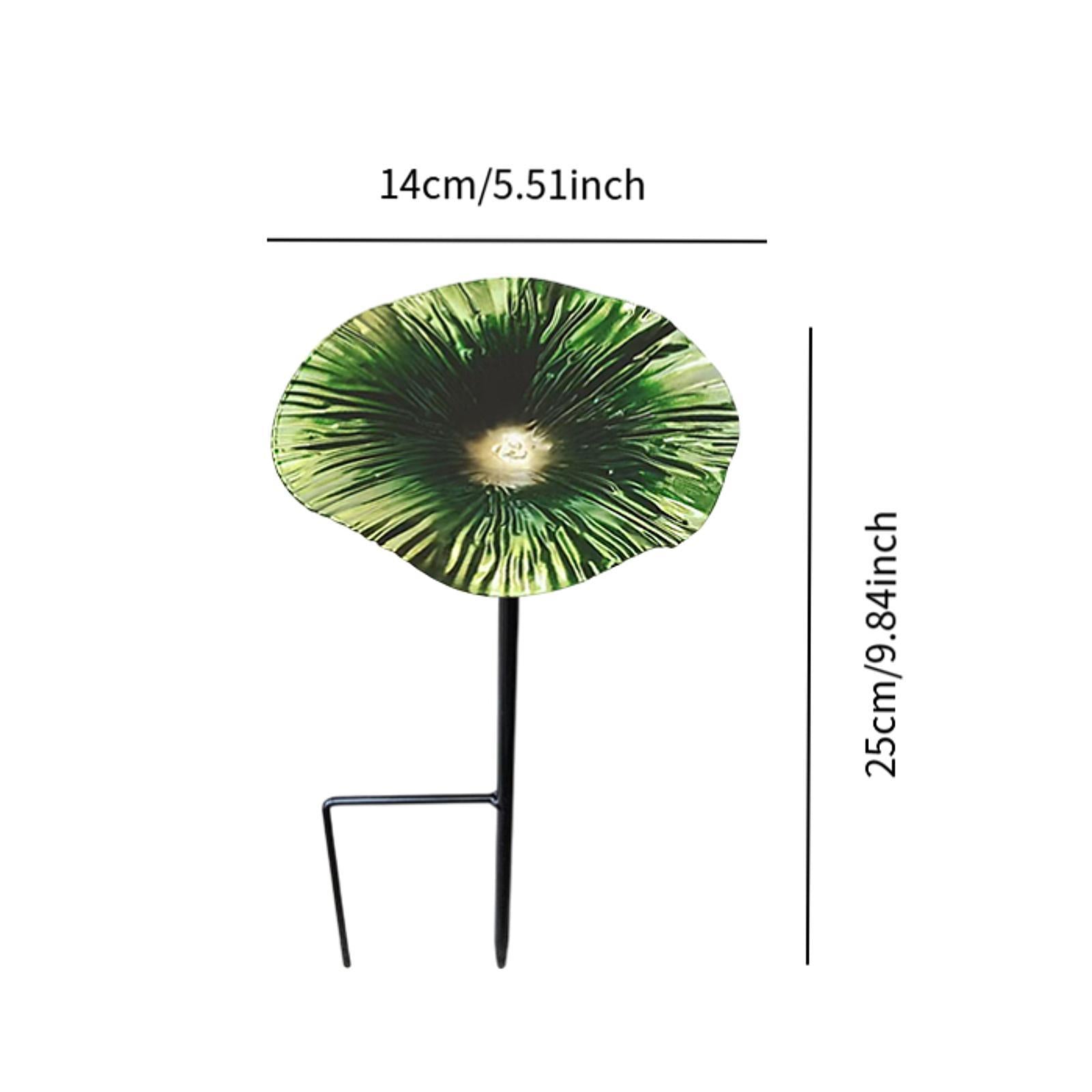 Bird Baths for Outdoors Garden Metal Bird Bath for Backyard Patio Bird Lover Green