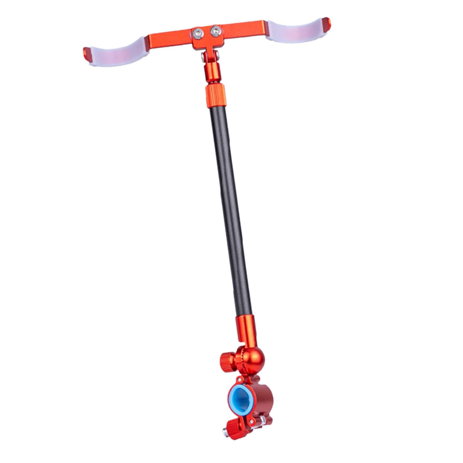 Boat Fishing Rod Holder Large Clamp Fishing Pole Holder for Yacht Canoe Dock Red