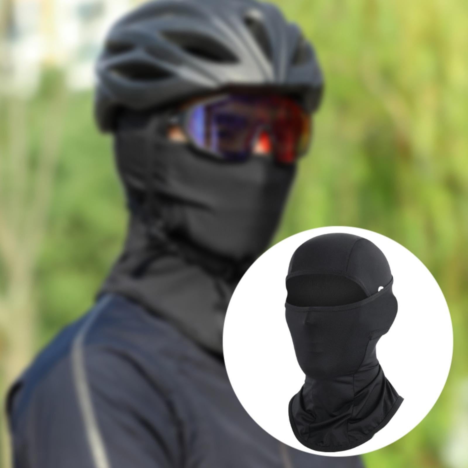 Balaclava Face Mask Motorcycle Riding Face Mask for Sports Motorcycle Hiking Long 34cmx27cm