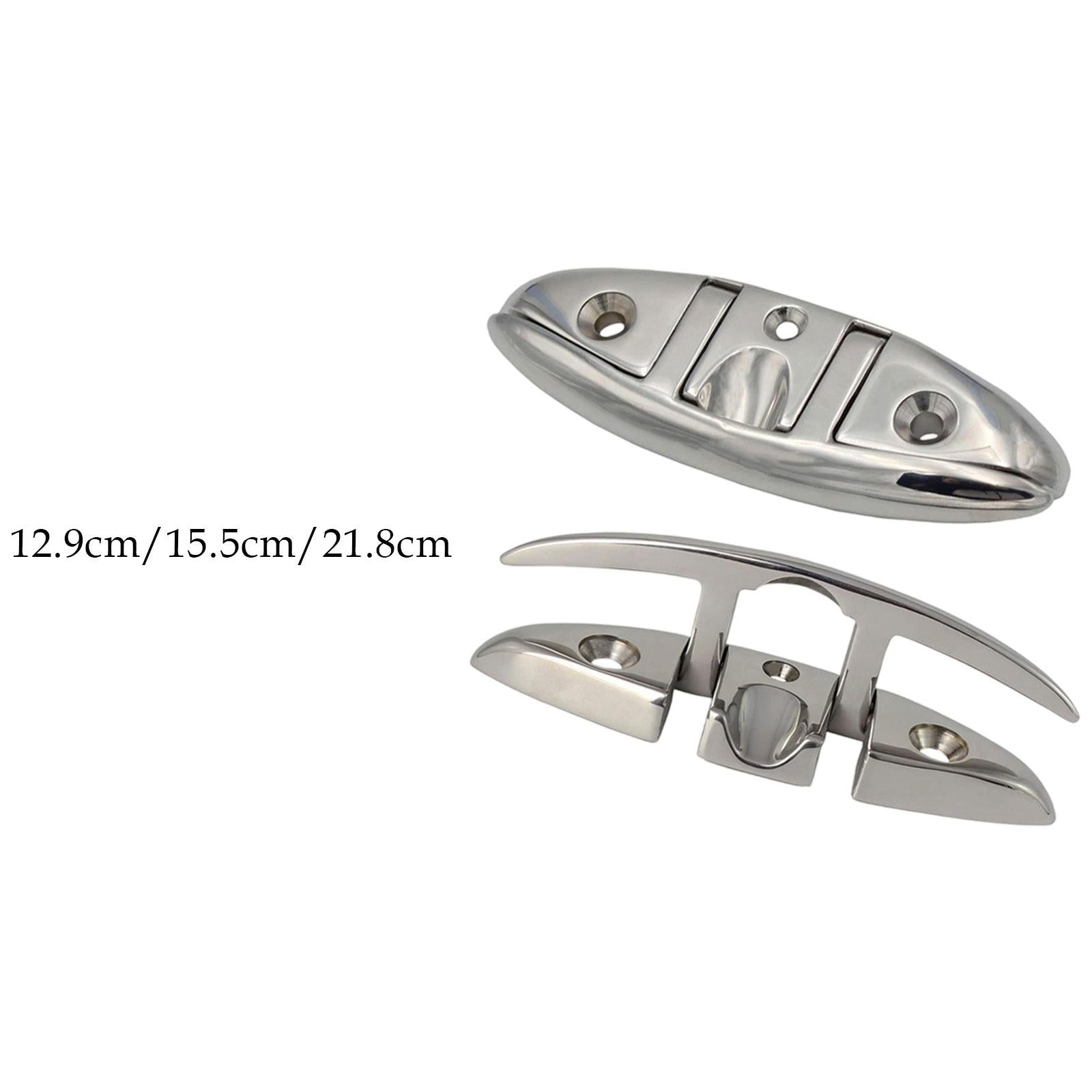 Boat Dock Cleat Convenient Kayak Accessory Metal Replacement Stainless Steel 5 Inch