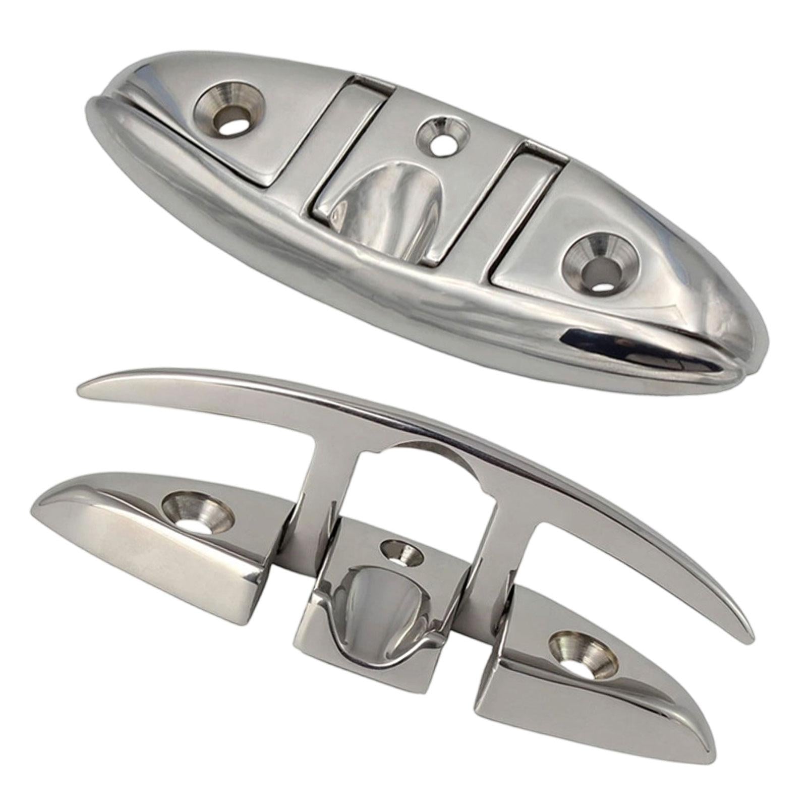 Boat Dock Cleat Convenient Kayak Accessory Metal Replacement Stainless Steel 8 Inch