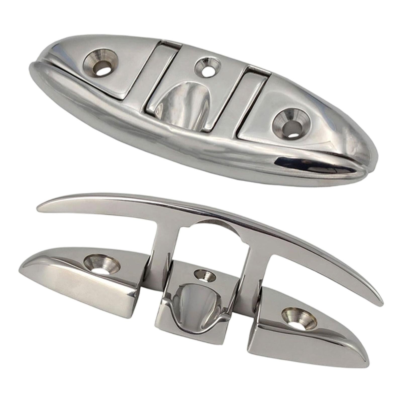 Boat Dock Cleat Convenient Kayak Accessory Metal Replacement Stainless Steel 8 Inch