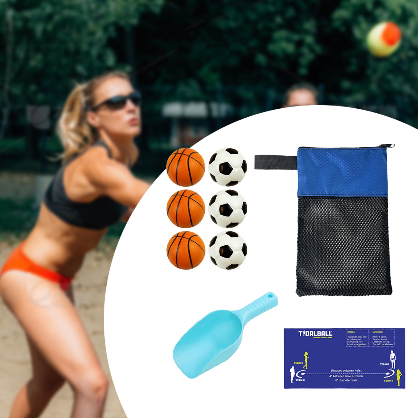 Beach Game Compact Portable Convenient Outdoors Game for Lawn Holiday Yard Football Basketball