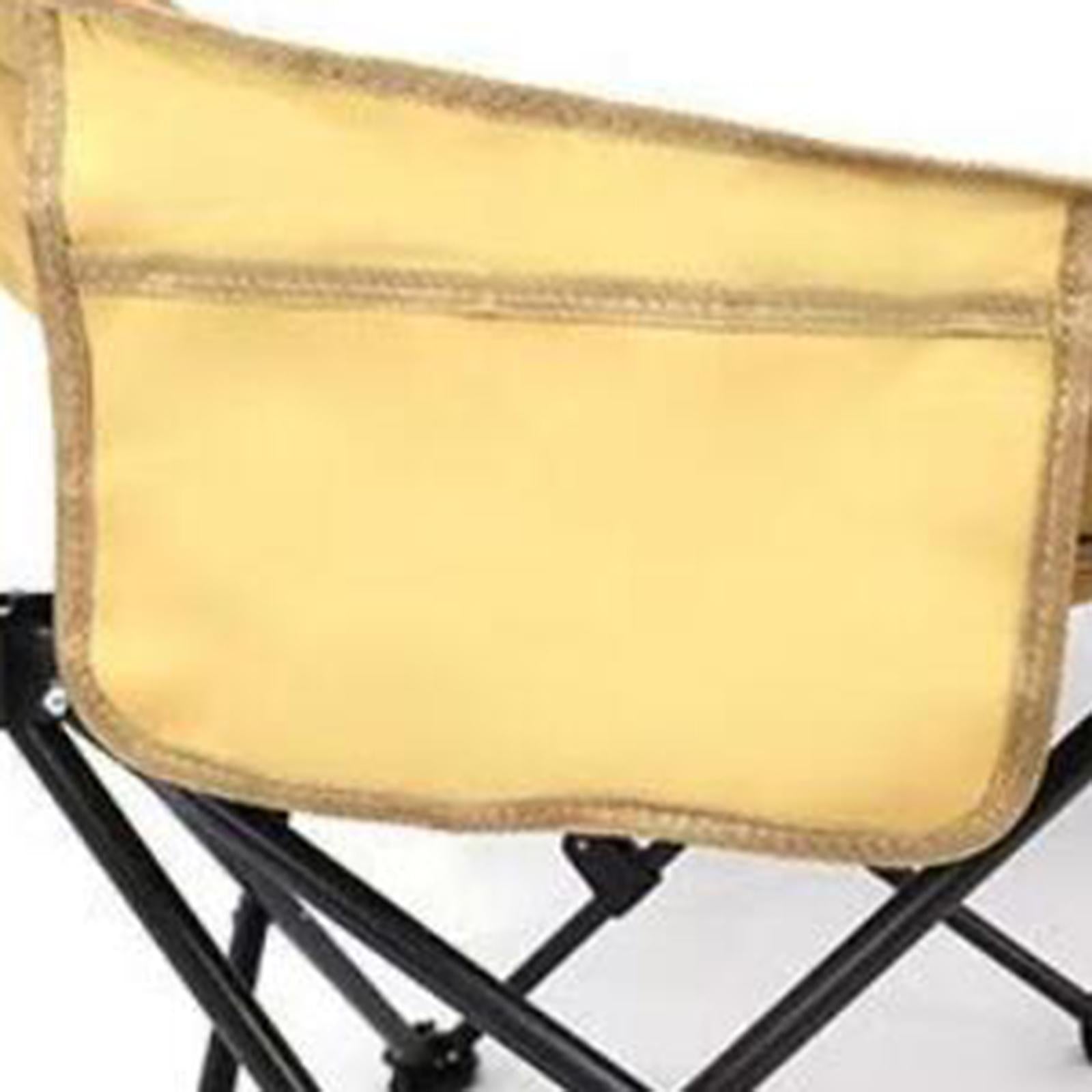 Reclining Camping Chair Folding Chaise Lounge Chair for Patio Traveling Pool Khaki