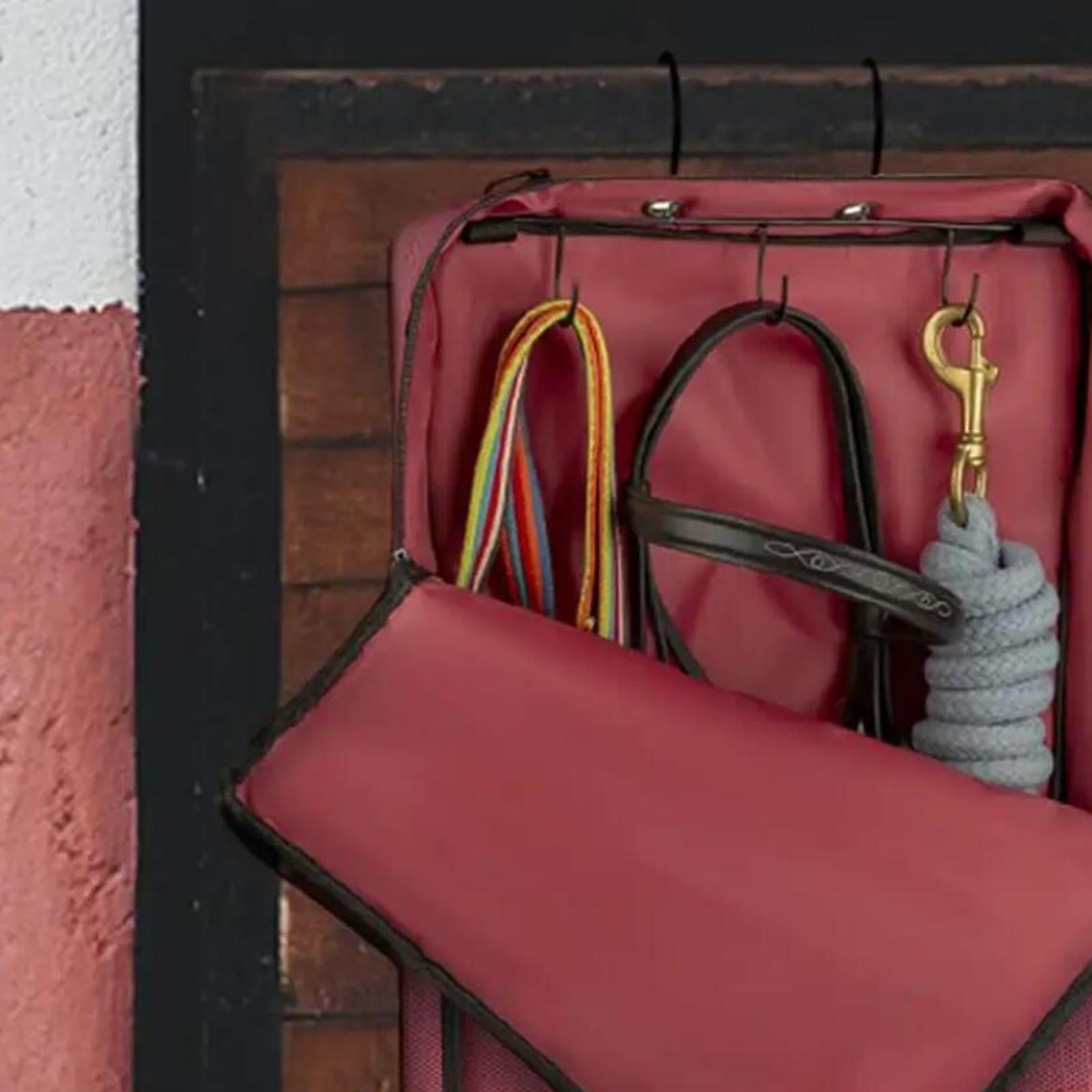 Bridle Bag Sturdy Bridle Bag for Horses for Harness Equestrian Reins Bridles red