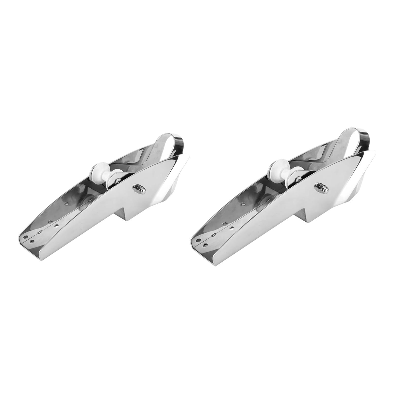 Bow Boat Anchor Roller Double Wheel Anchor Bracket for Yachts Marine Docking S