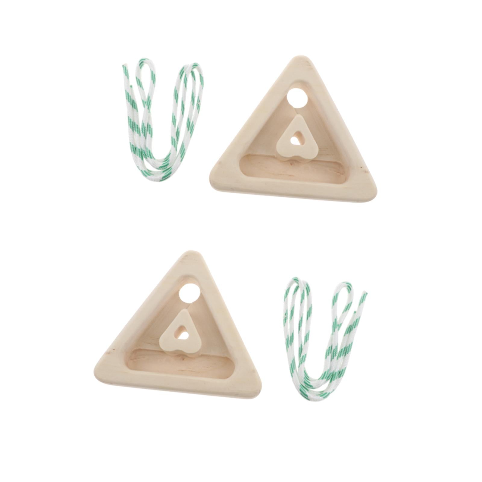 2 Pieces Triangle Climbing Fingerboards Equipment for Climbers Home Athletes