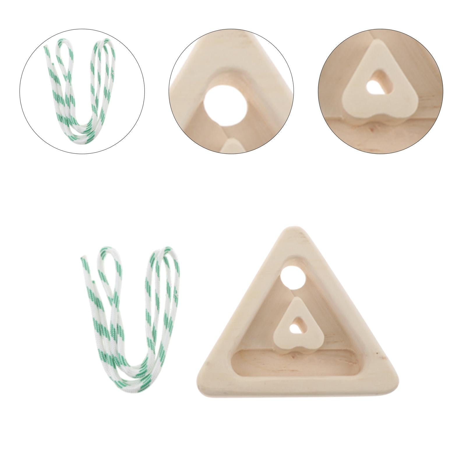 2 Pieces Triangle Climbing Fingerboards Equipment for Climbers Home Athletes