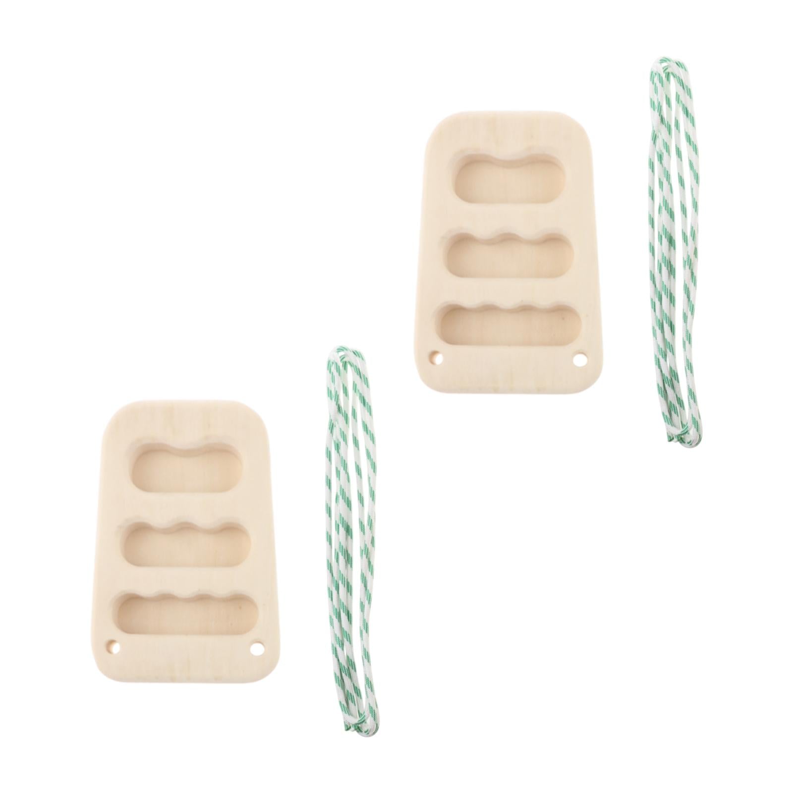 2x Hang Boards Upper Body Workouts Finger Training Board for Wall Door Indoor