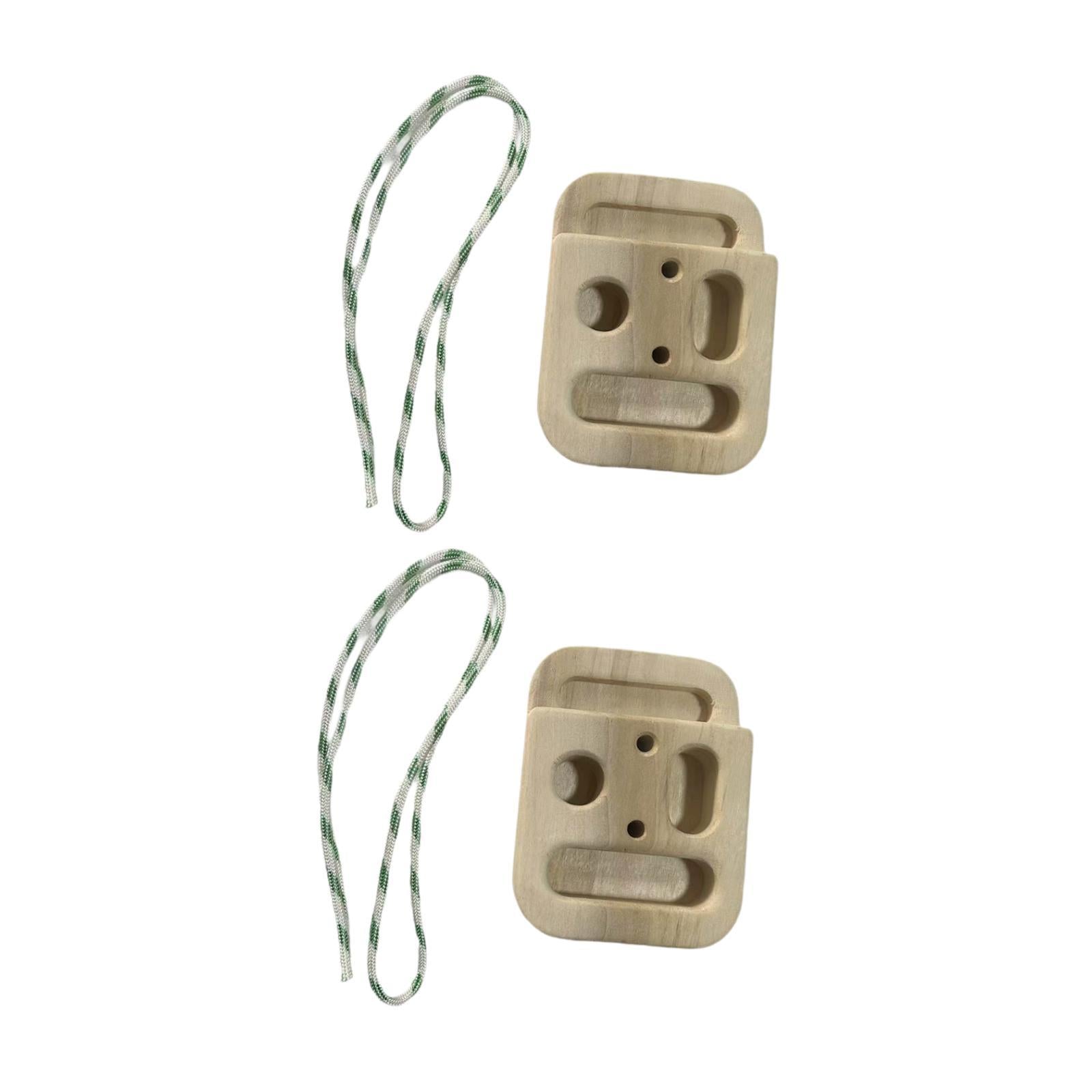 Climbing Hangboard Forearm Exerciser with Rope for Indoor Outdoor Door Frame