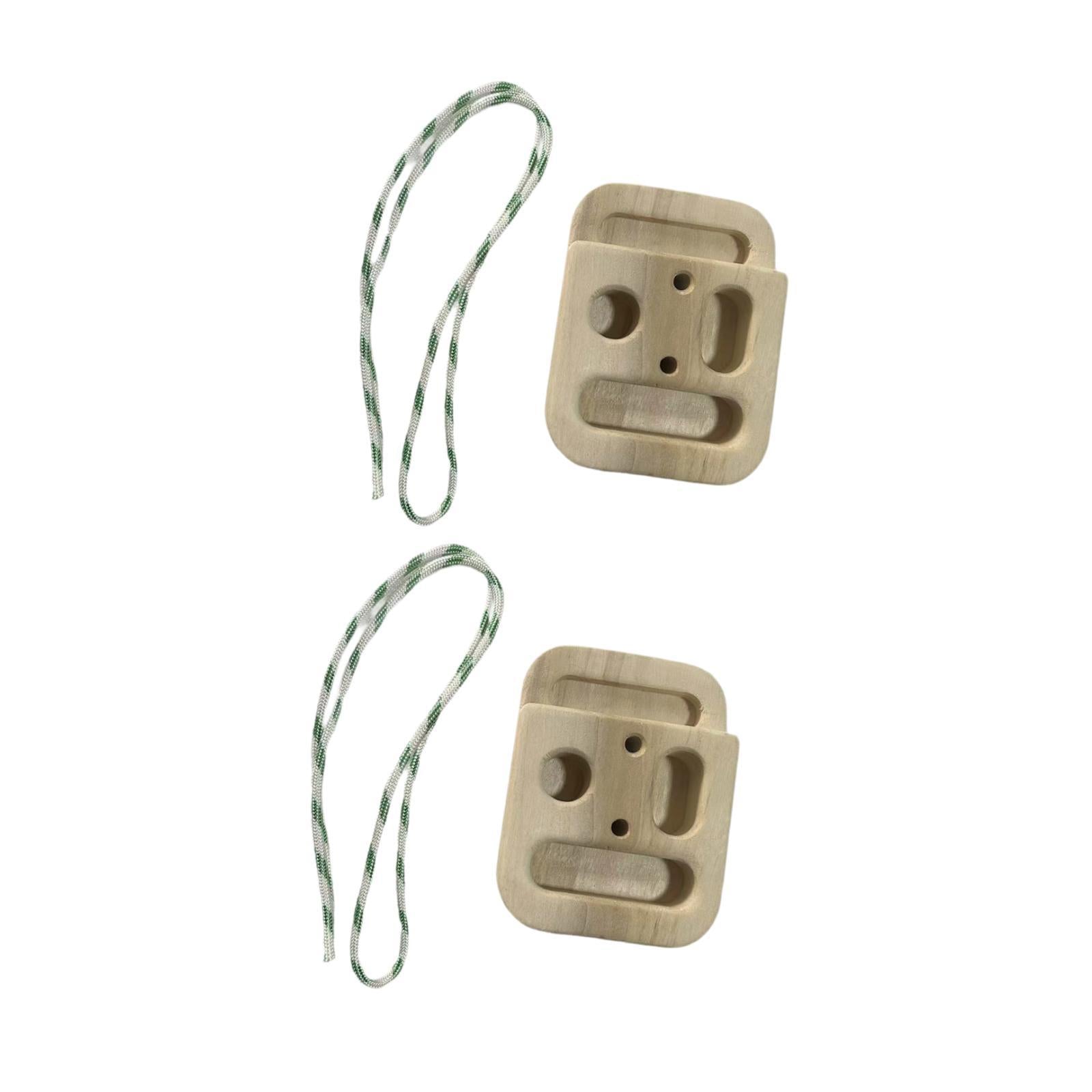 Climbing Hangboard Forearm Exerciser with Rope for Indoor Outdoor Door Frame