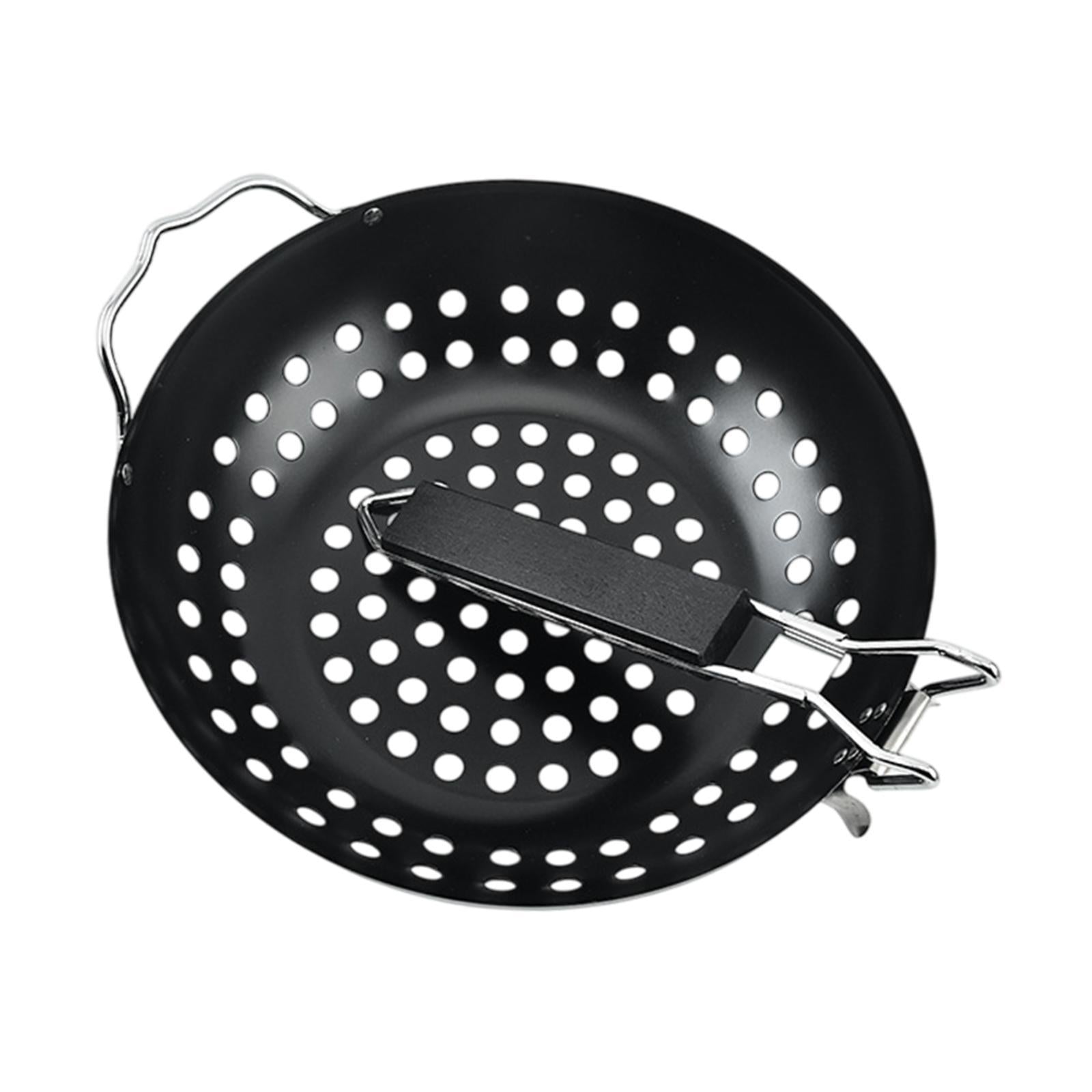 Nonstick 11.02 inch Camping Cookware Cookware with Handle Portable Grill Pan
