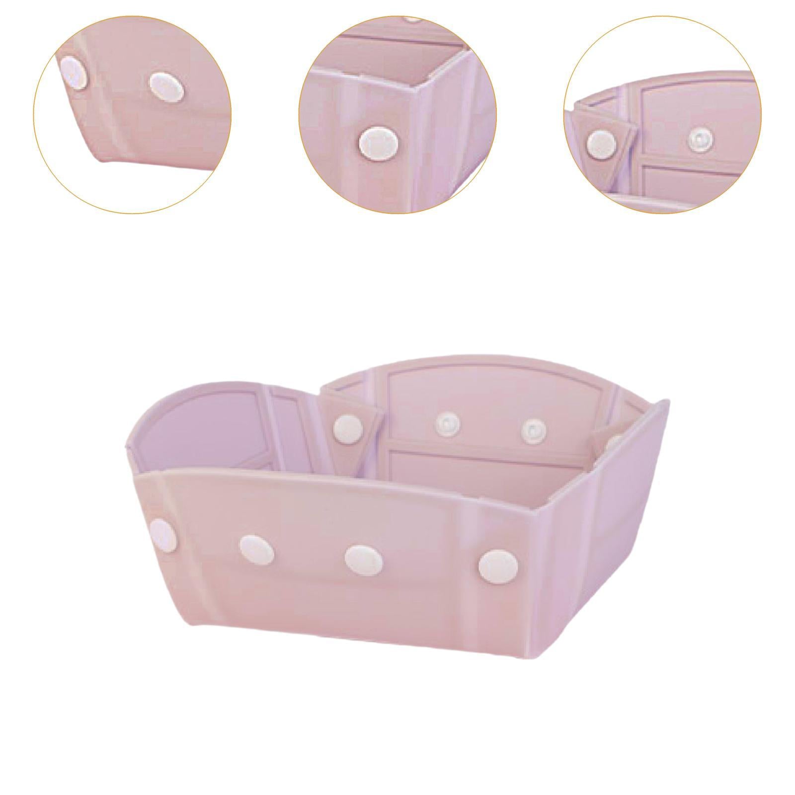 Camping Tableware Folding Plate Bowl Business Trips Outdoor Collapsible Bowl Pink