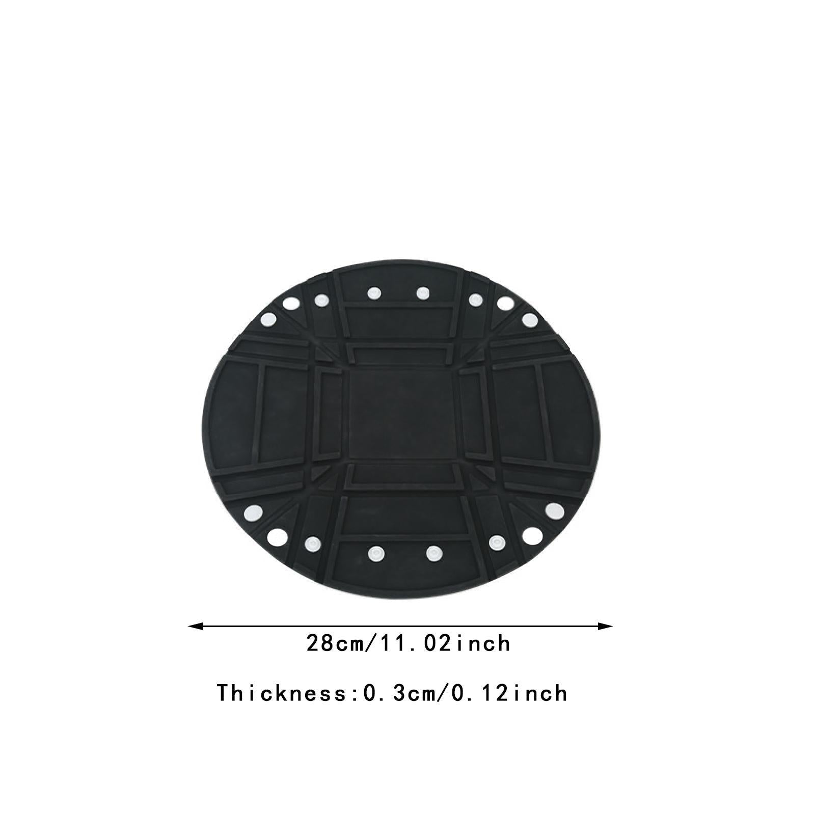 Camping Tableware Folding Plate Bowl Business Trips Outdoor Collapsible Bowl Black