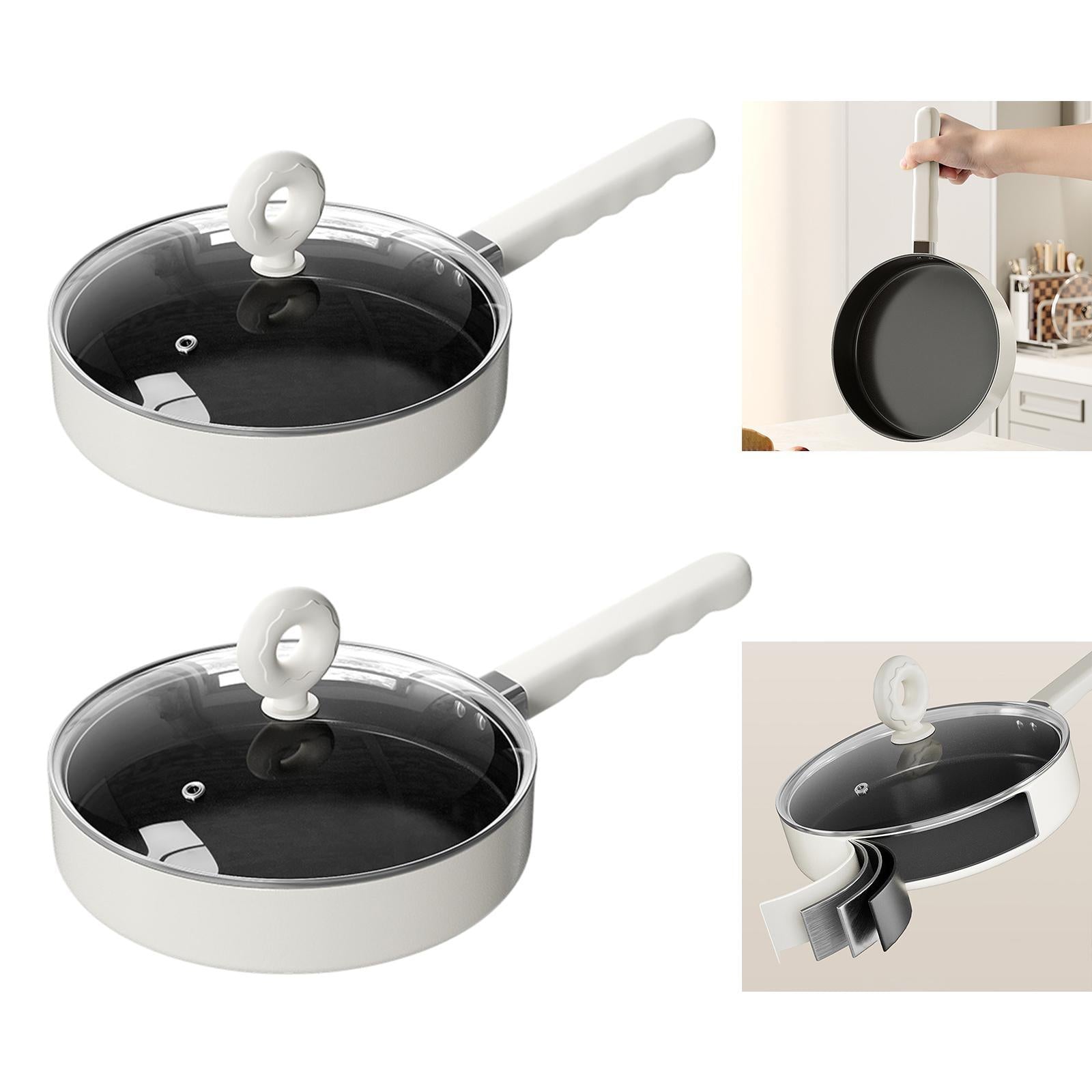 Camping Frying Pan Nonstick Lightweight Fry Pan for Home Cooking Backpacking 22cmx5cm