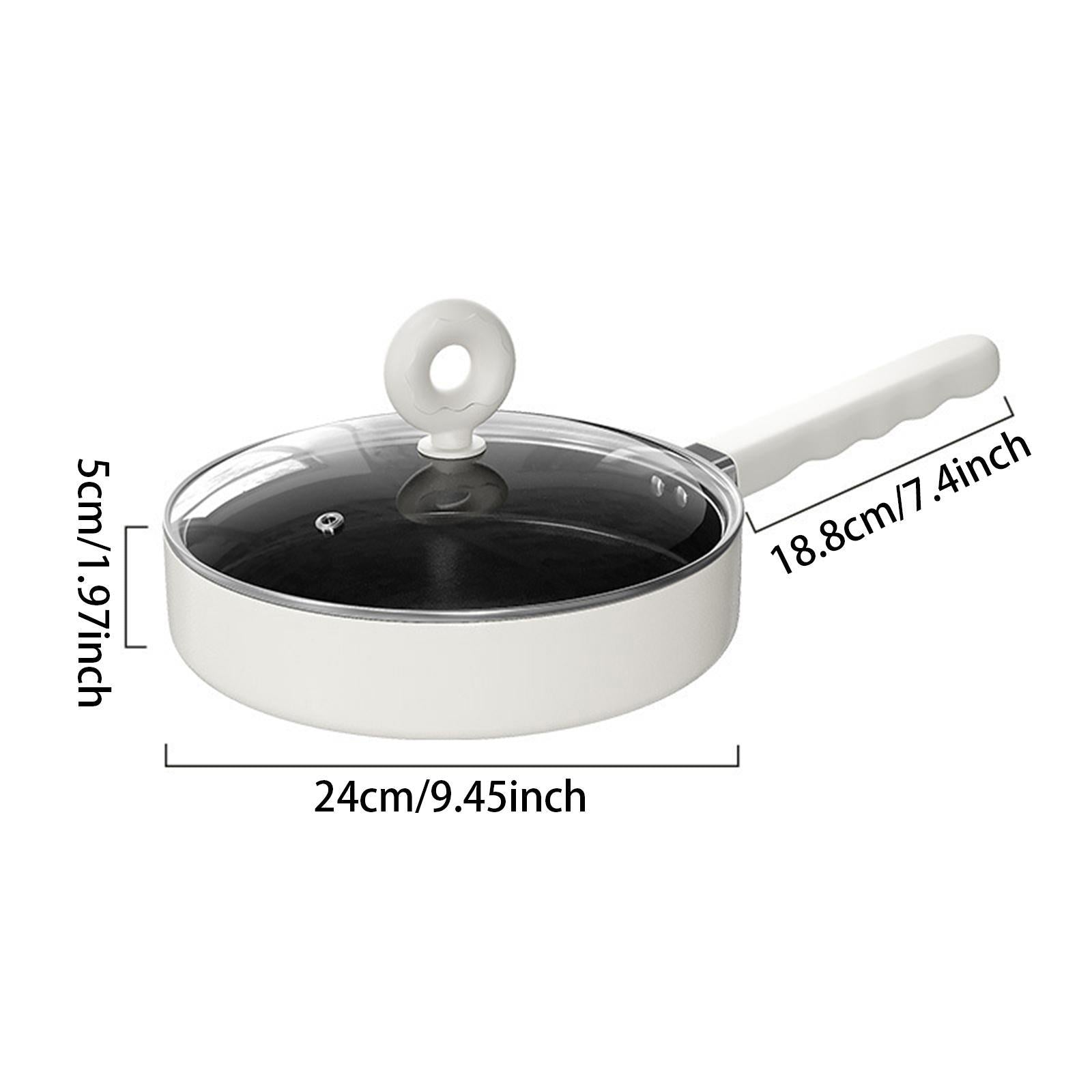 Camping Frying Pan Nonstick Lightweight Fry Pan for Home Cooking Backpacking 24cmx5cm