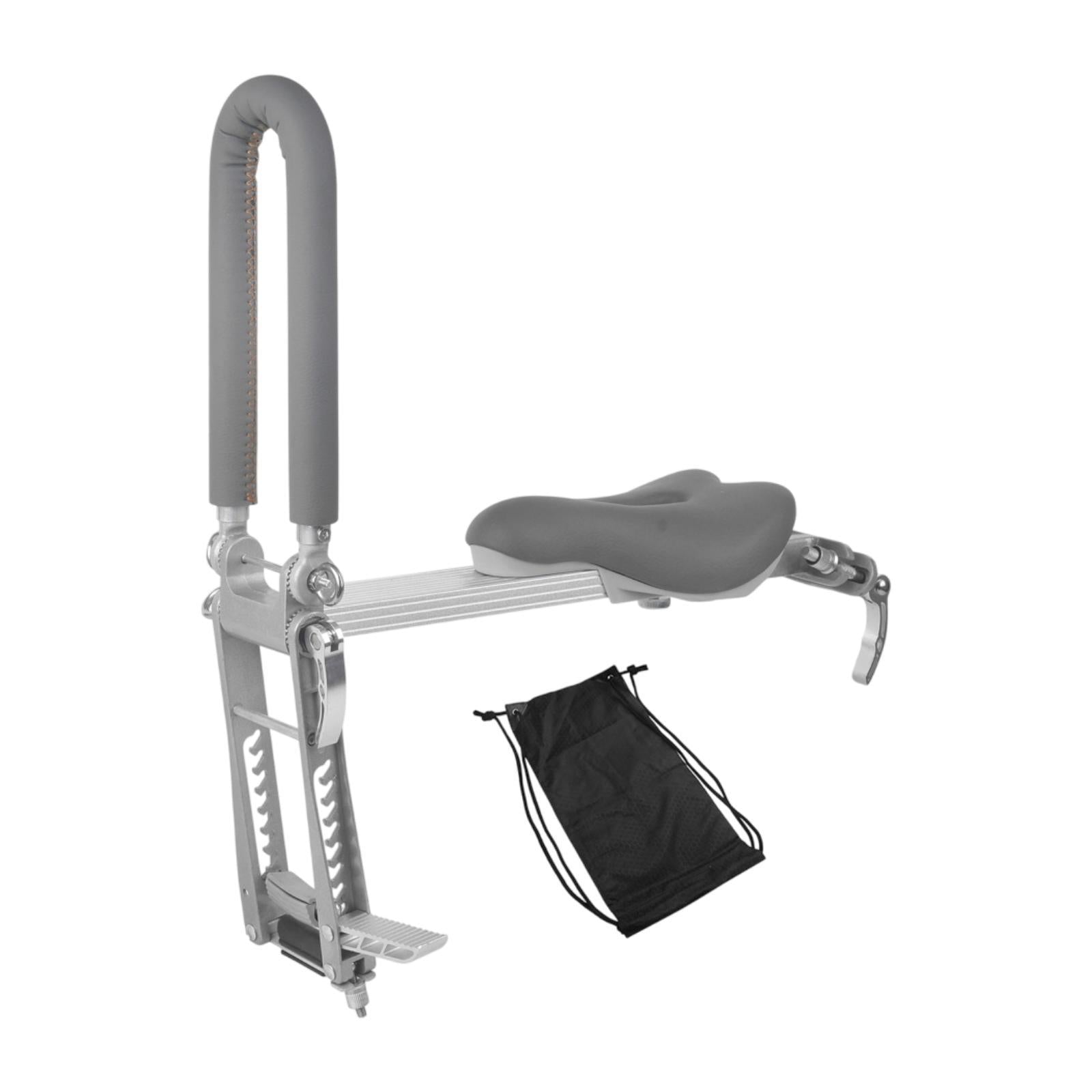Kids Bike Seat Front Mount Easy Installation Aluminum Alloy for Folding Bike
