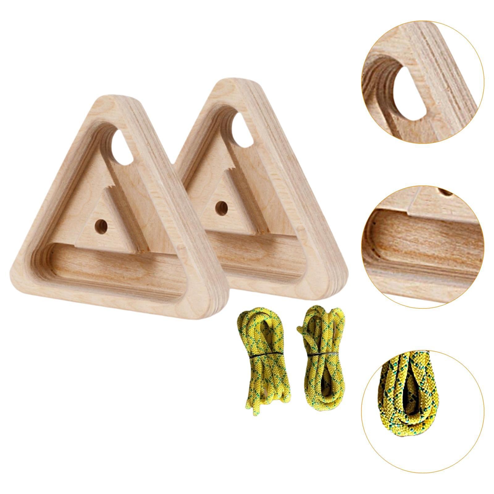 2 Pieces Climbing Fingerboard Hand Wrist and Forearm Strengthener for Athletes