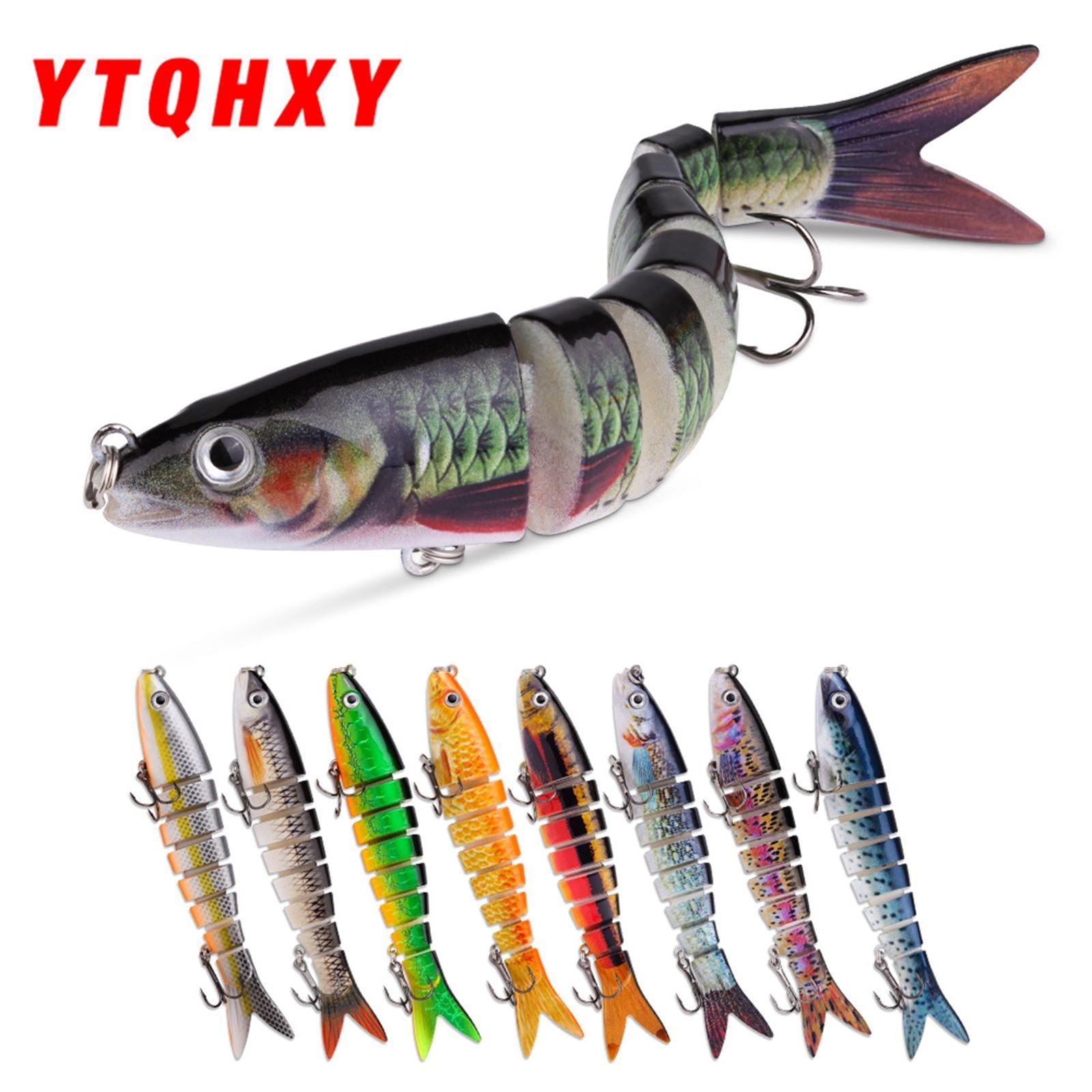 Fishing Lures Men Family Gift Multi Jointed Swimbaits for Pike Catfish Trout 8pcs