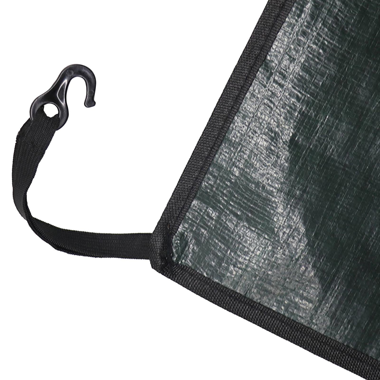 Tent Top Cloth Rain Protection Multifunctional Tarp for Hiking Patio Outdoor Green Red