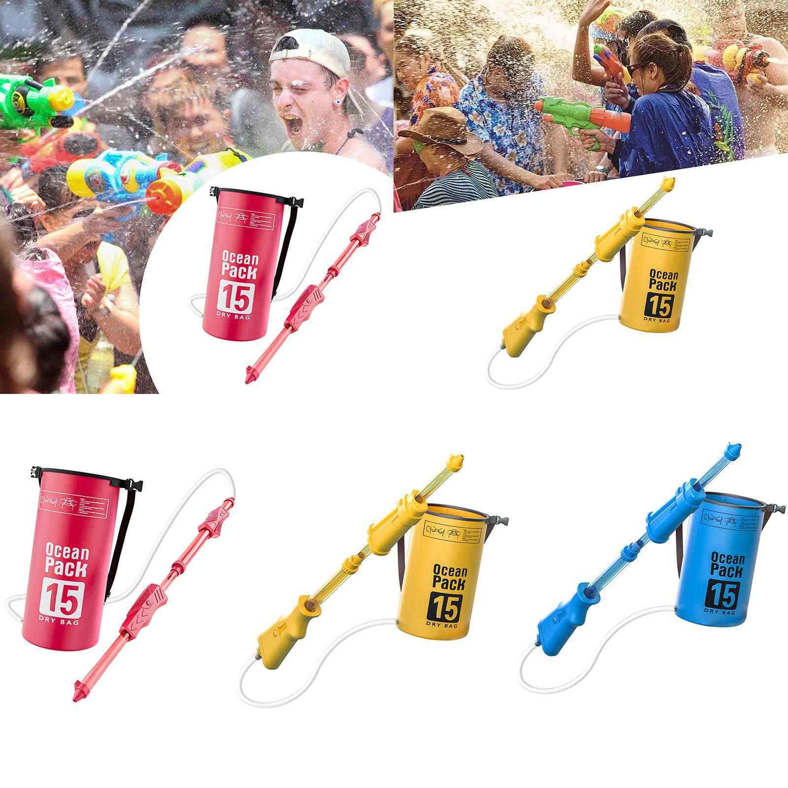 Backpack Water Soaker Toy Hot Weather Large Capacity for Children Boys Girls Pink