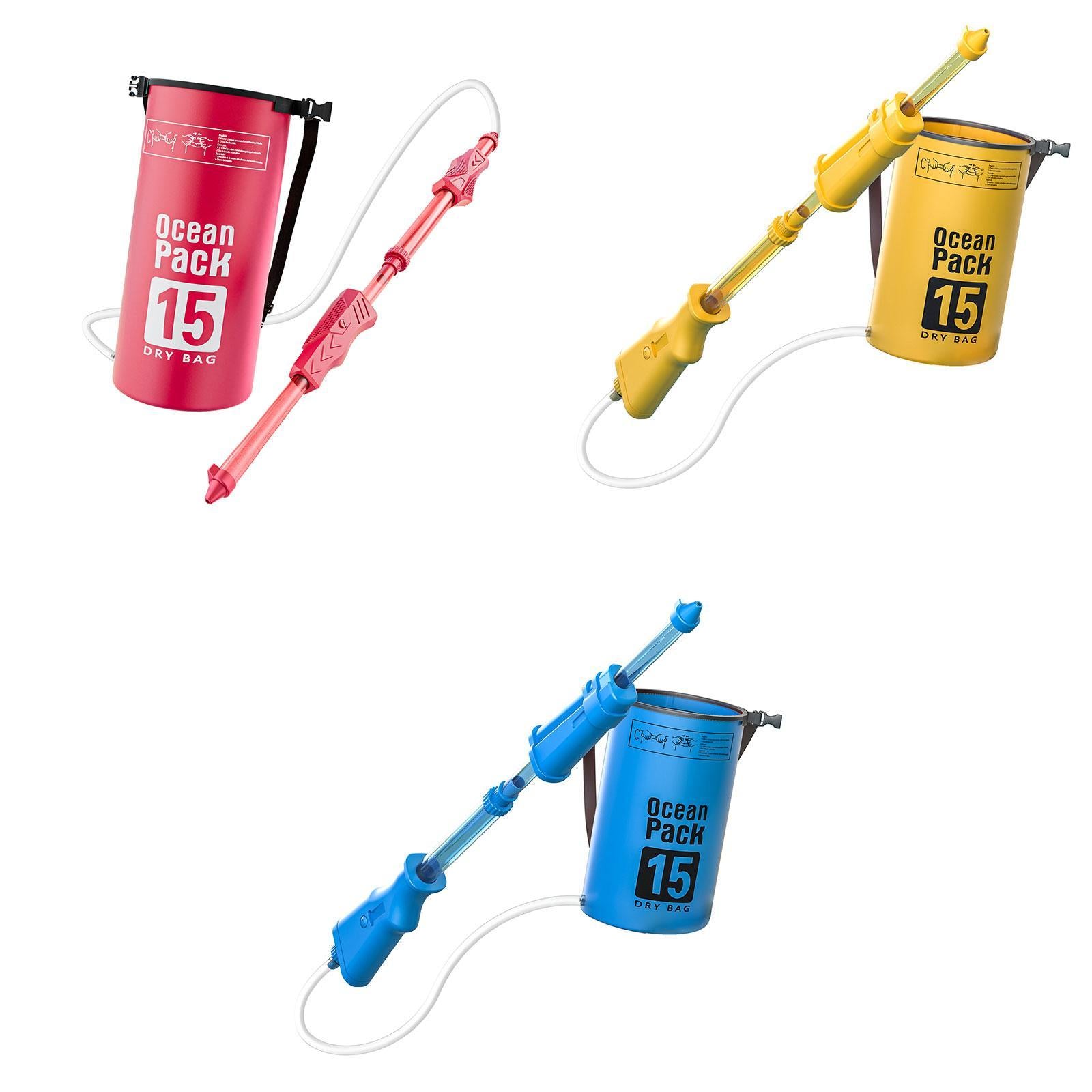 Backpack Water Soaker Toy Hot Weather Large Capacity for Children Boys Girls Pink