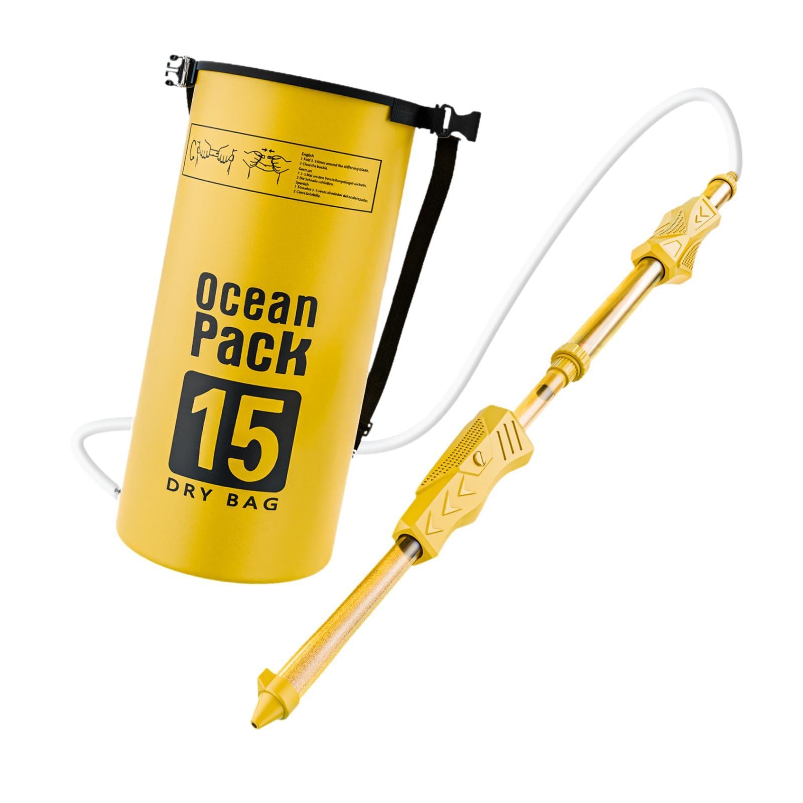 Backpack Water Soaker Toy Hot Weather Large Capacity for Children Boys Girls Yellow