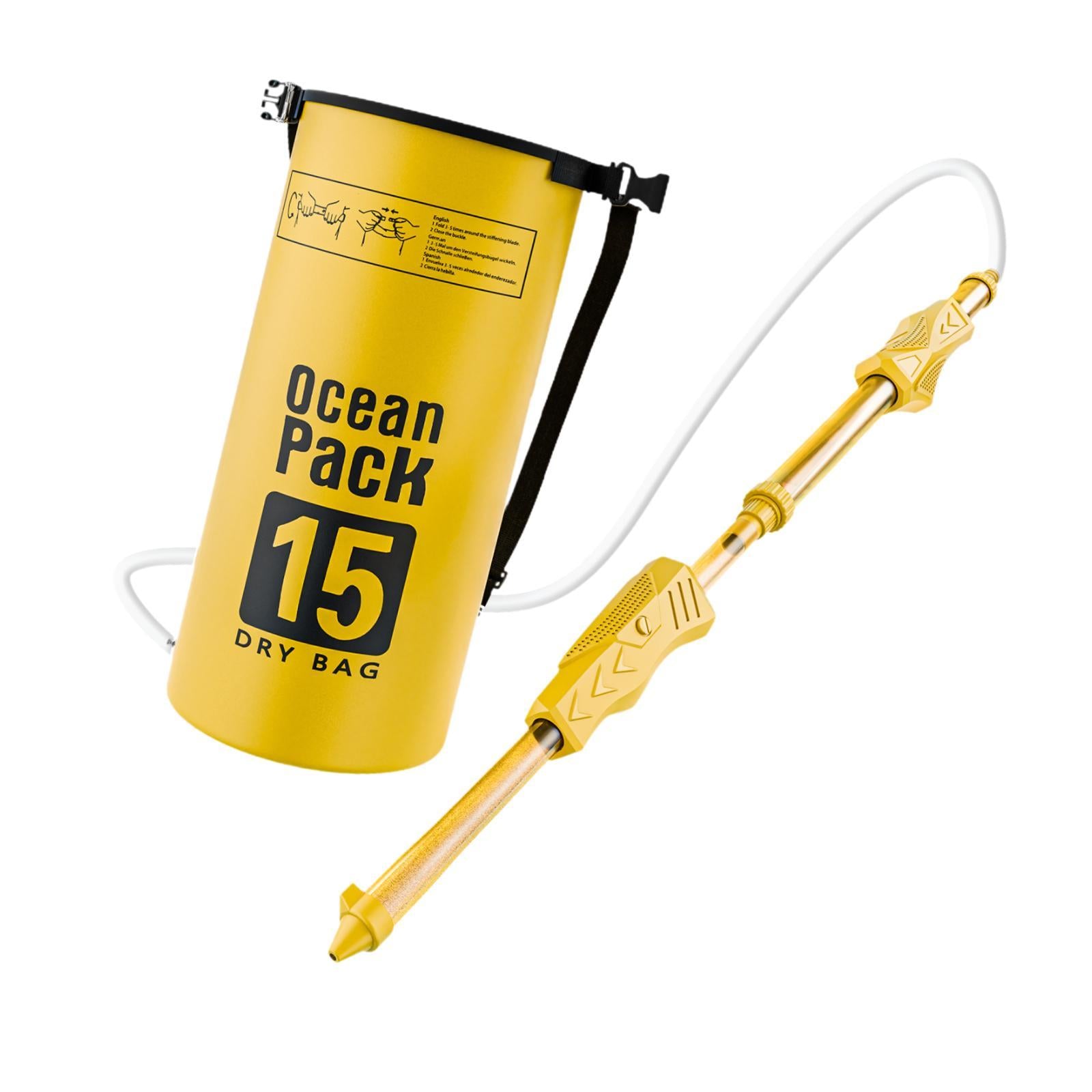 Backpack Water Soaker Toy Hot Weather Large Capacity for Children Boys Girls Yellow