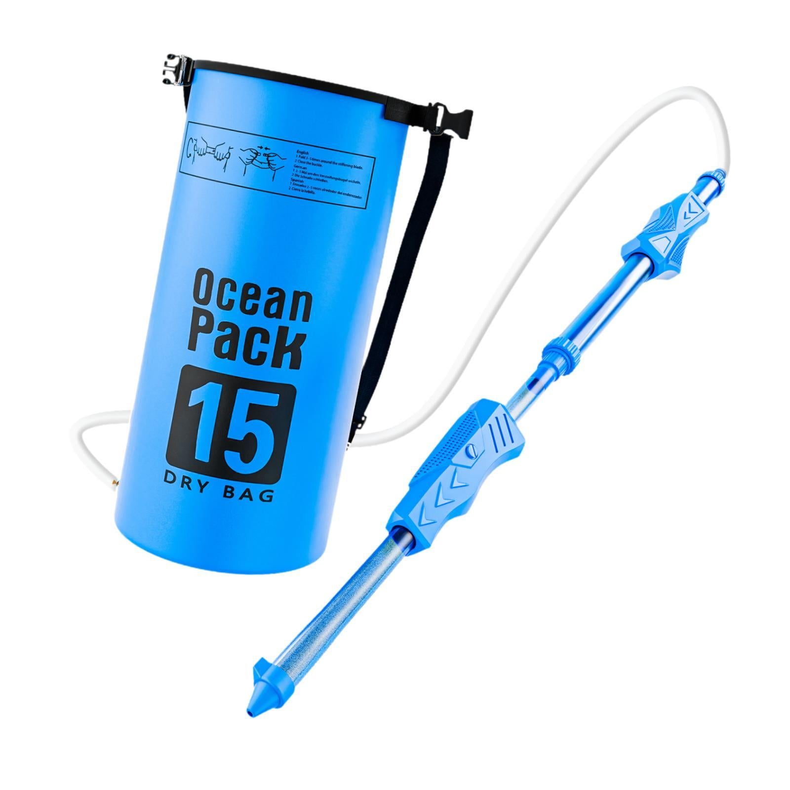 Backpack Water Soaker Toy Hot Weather Large Capacity for Children Boys Girls Blue