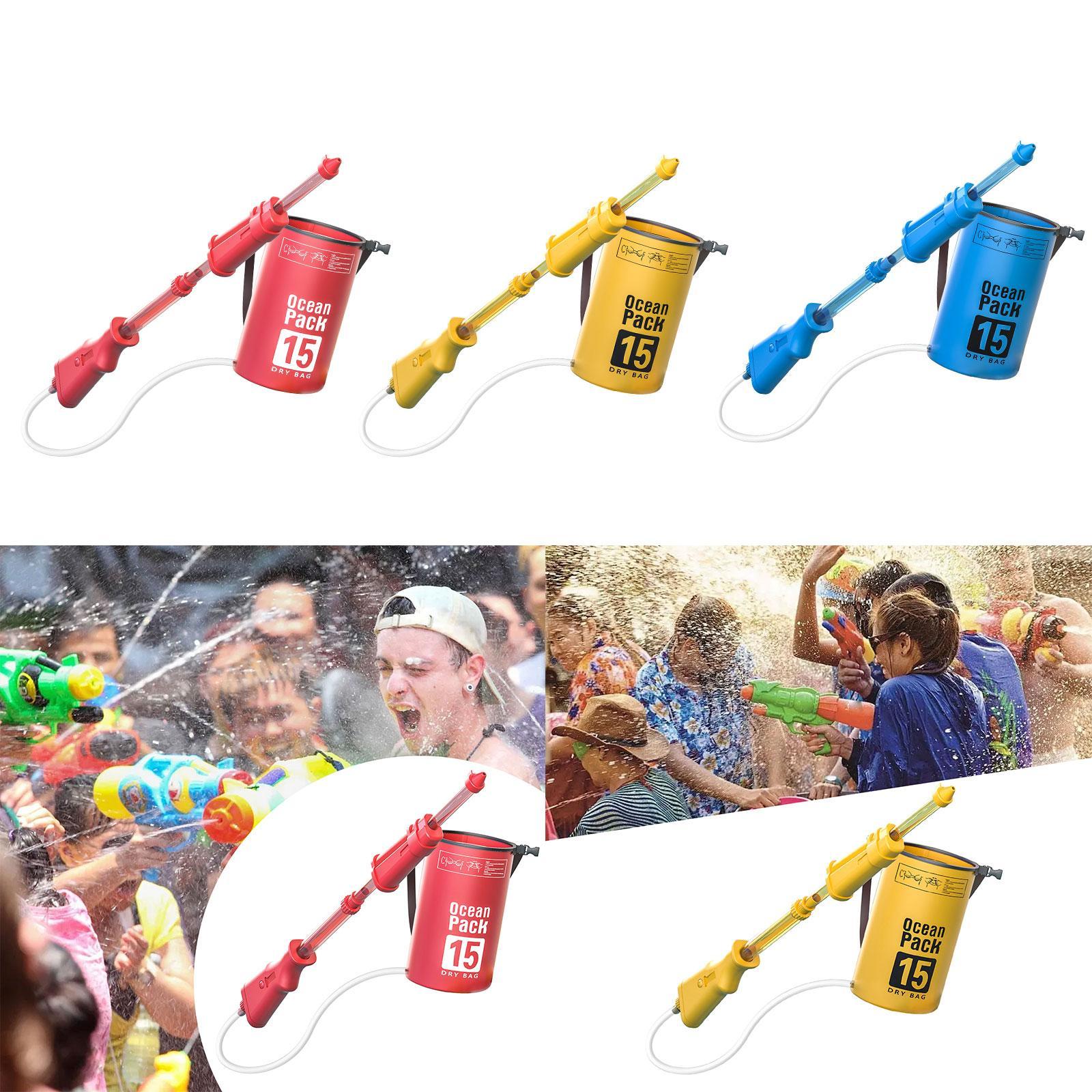 Backpack Water Soaker Toy Summer Large Capacity for Boys Girls Children Kids Pink