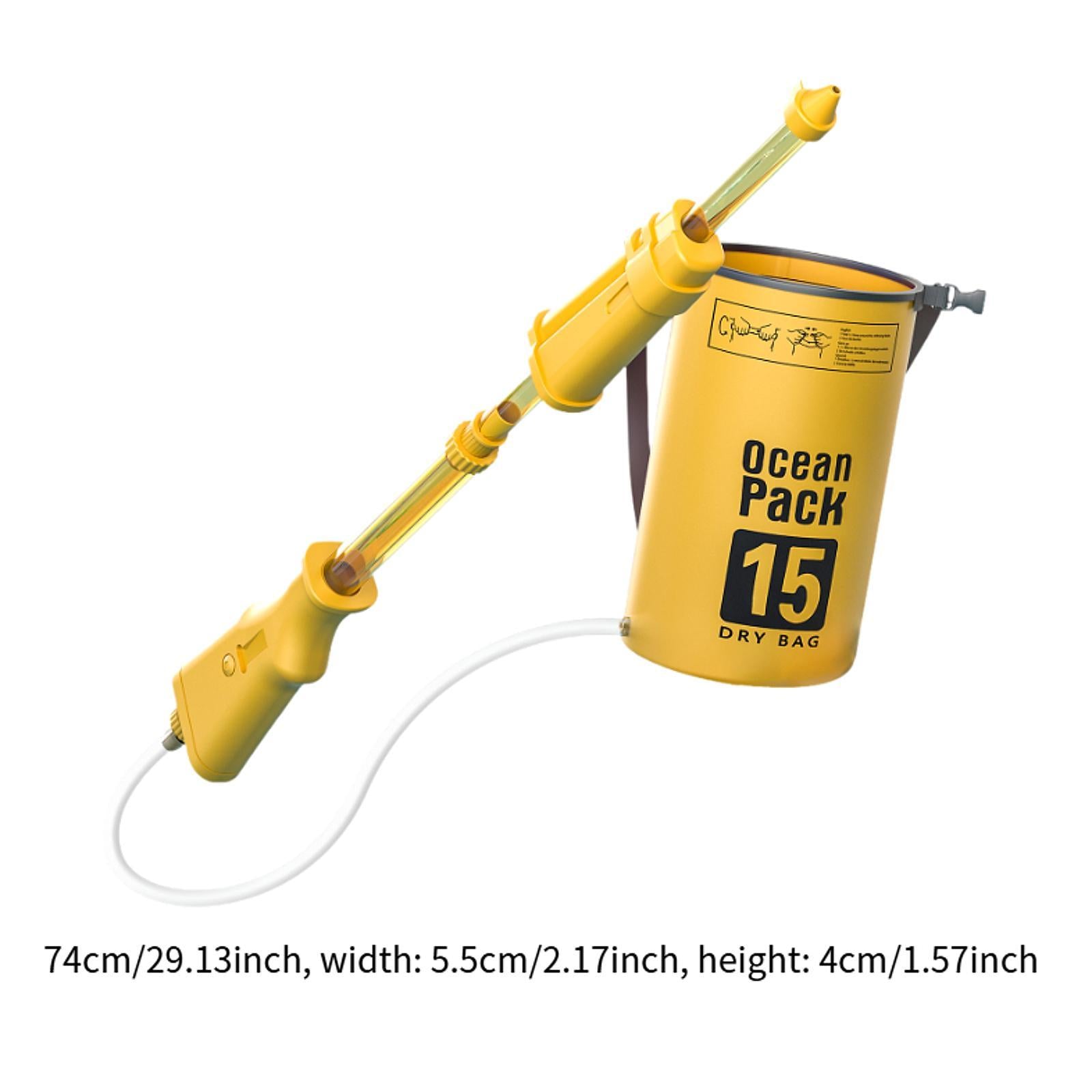 Backpack Water Soaker Toy Summer Large Capacity for Boys Girls Children Kids Yellow