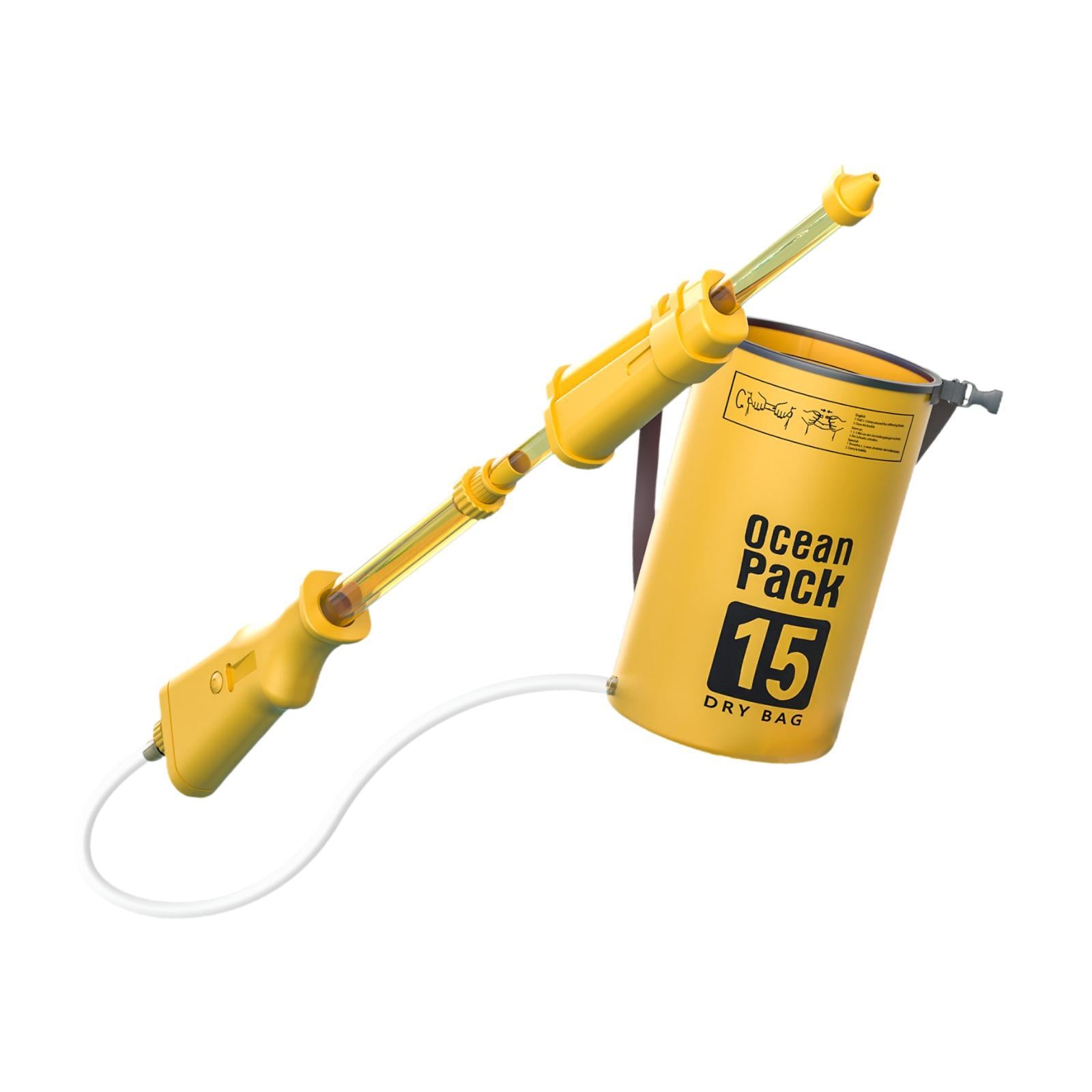 Backpack Water Soaker Toy Summer Large Capacity for Boys Girls Children Kids Yellow