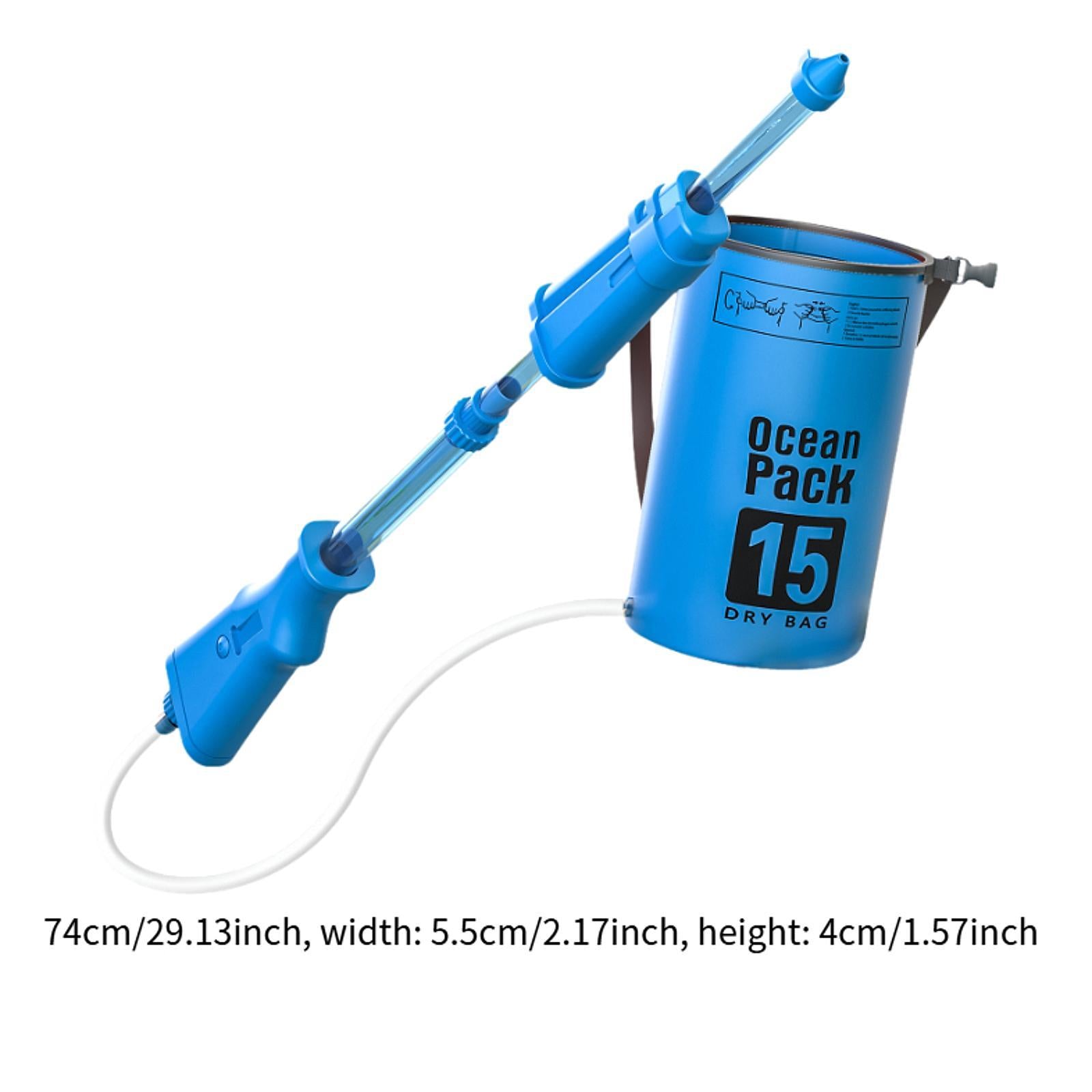 Backpack Water Soaker Toy Summer Large Capacity for Boys Girls Children Kids Blue