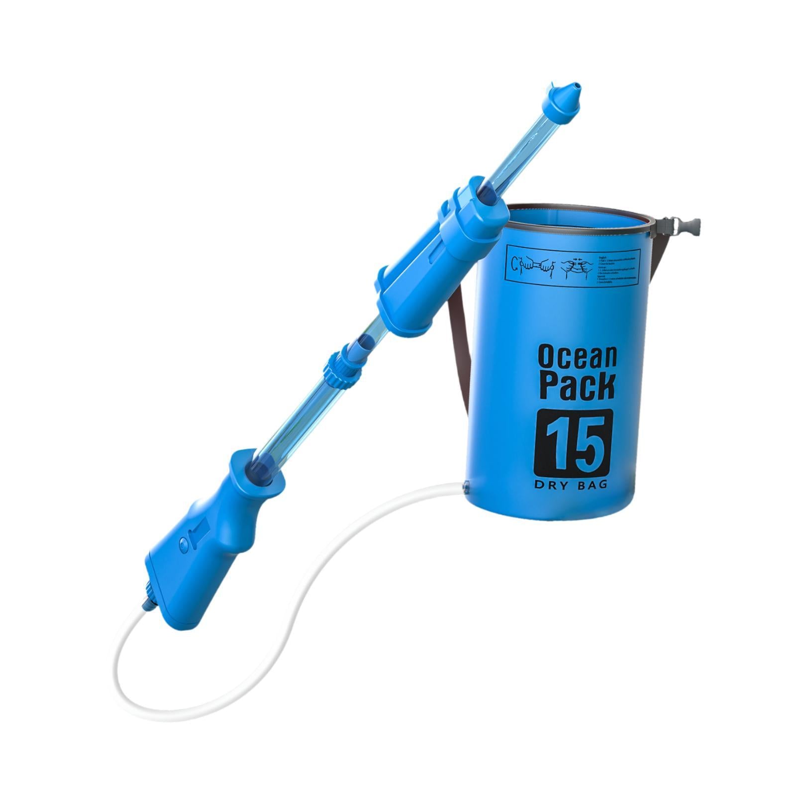 Backpack Water Soaker Toy Summer Large Capacity for Boys Girls Children Kids Blue