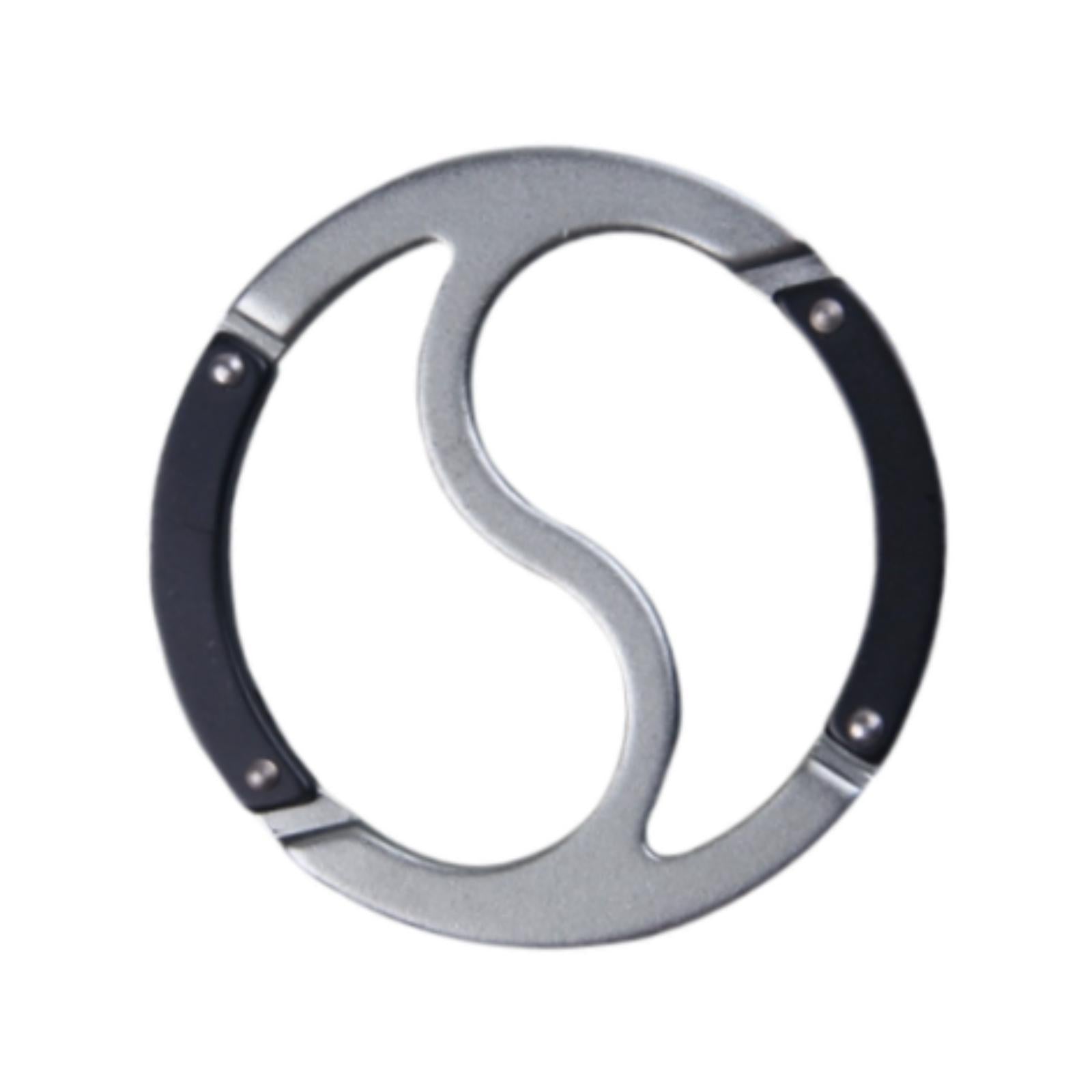 Carabiner Clip Keyring Fishing Lock Buckle Hook for Hammock Dog Leash Hiking silver