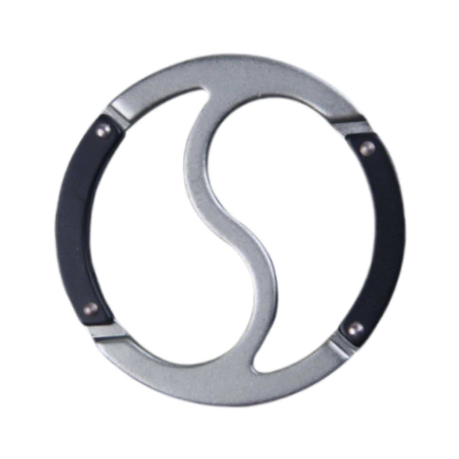 Carabiner Clip Keyring Fishing Lock Buckle Hook for Hammock Dog Leash Hiking silver