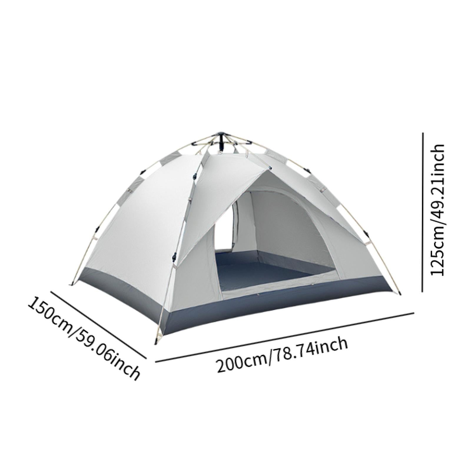 Camping Tent Waterproof Camping Mat for Traveling Trekking Backpacking Trips 200cmx150cmx125cm