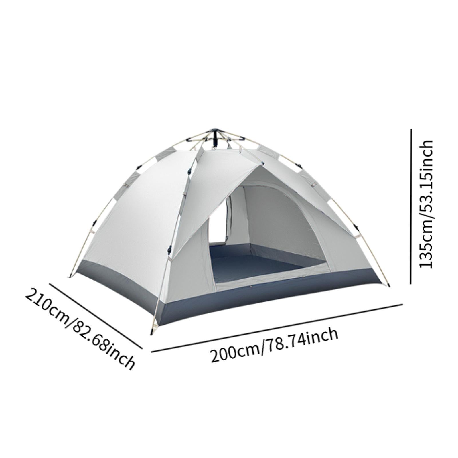 Camping Tent Waterproof Camping Mat for Traveling Trekking Backpacking Trips 200cmx210cmx135cm