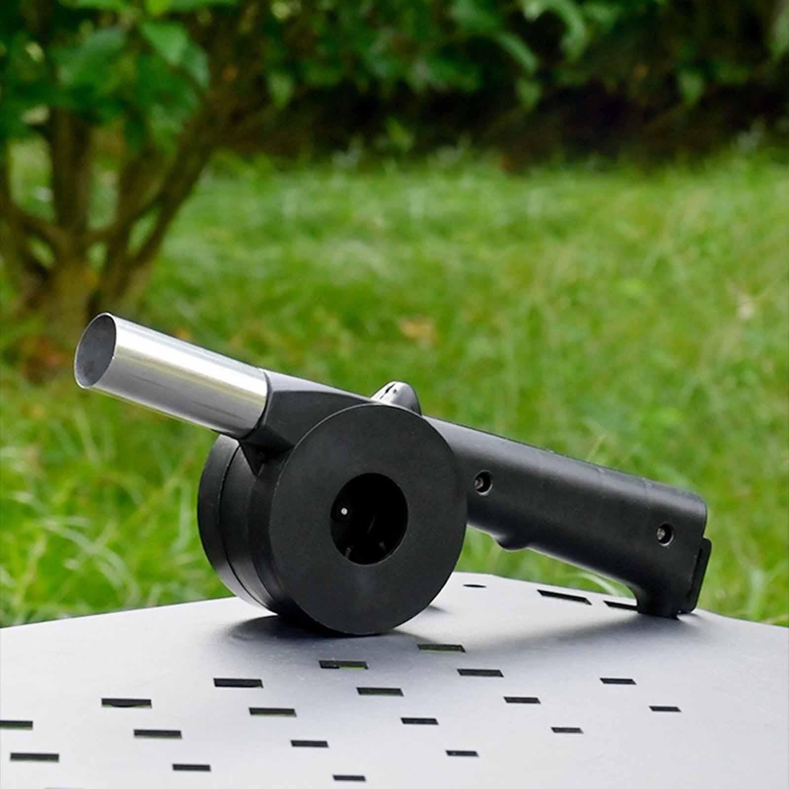 Outdoor Manual Blower Hand Crank Manual BBQ Fan for Picnic Cooking Fireplace