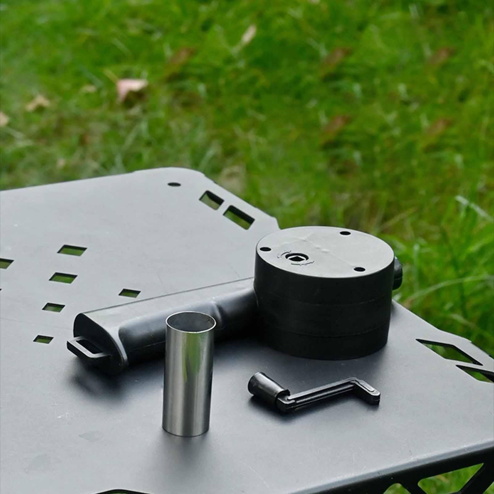 Outdoor Manual Blower Hand Crank Manual BBQ Fan for Picnic Cooking Fireplace