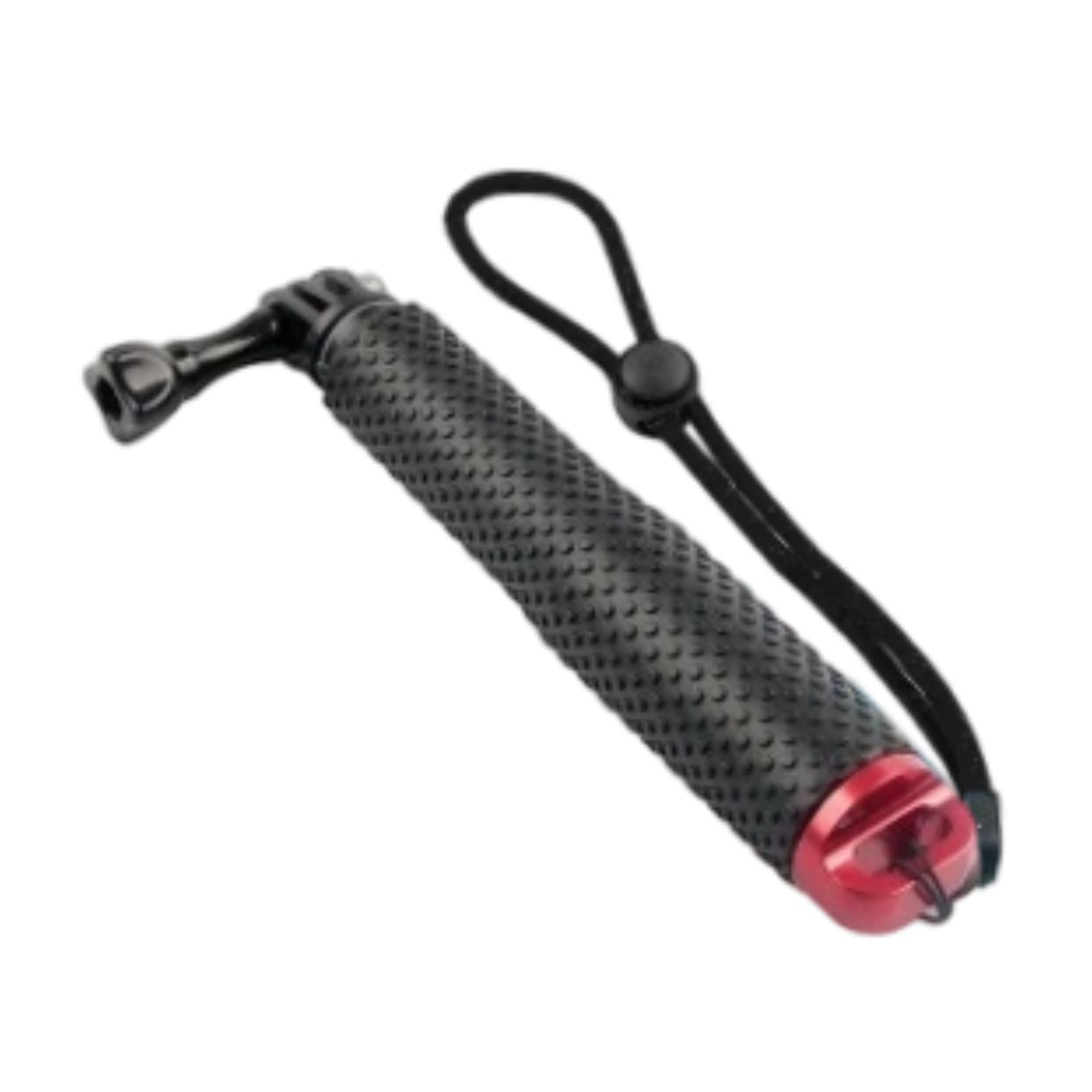 Selfie Stick Handheld Extendable Pole for Adventures Snorkeling Snowboarding Red