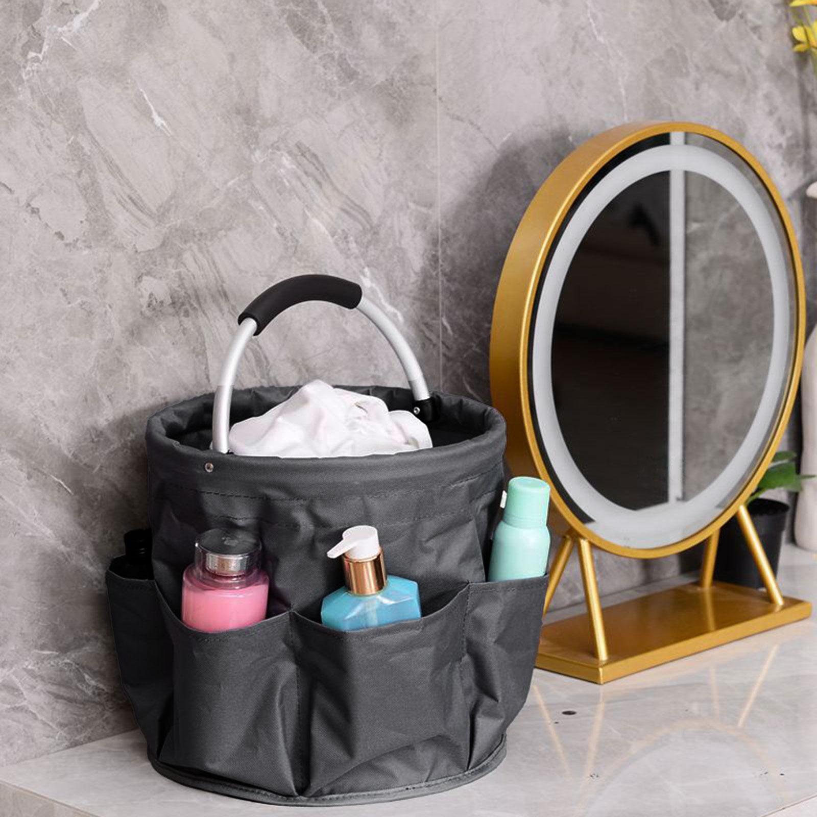 Garden Tool Bag Portable Folding Tool Organizer for Camping Travel Gardening Gray